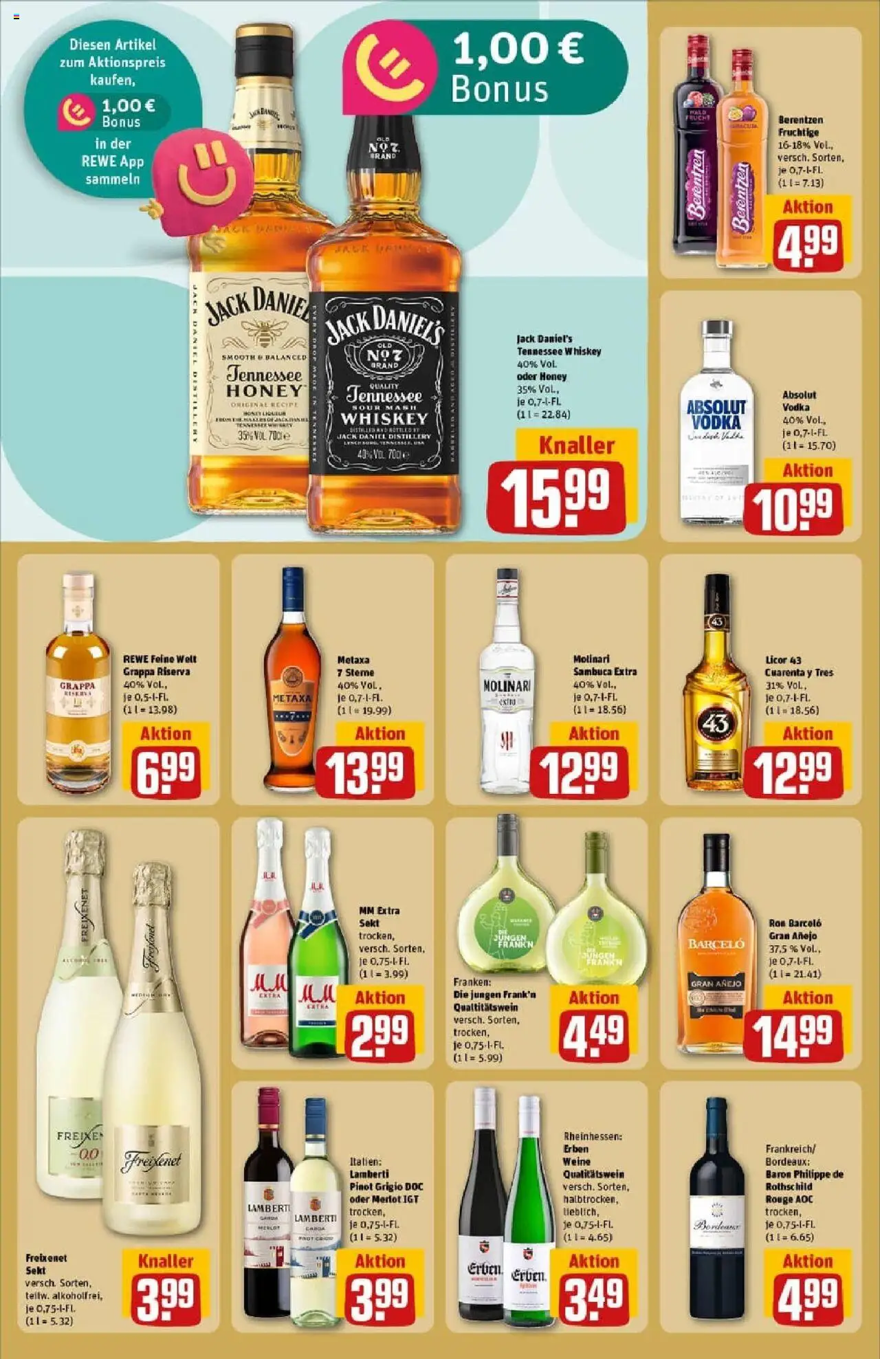 Rewe prospekt Bielefeld	 – gültig ab 19.10.2025 | Seite: 22 | Produkte: Freixenet, Sekt, Rouge, Whiskey