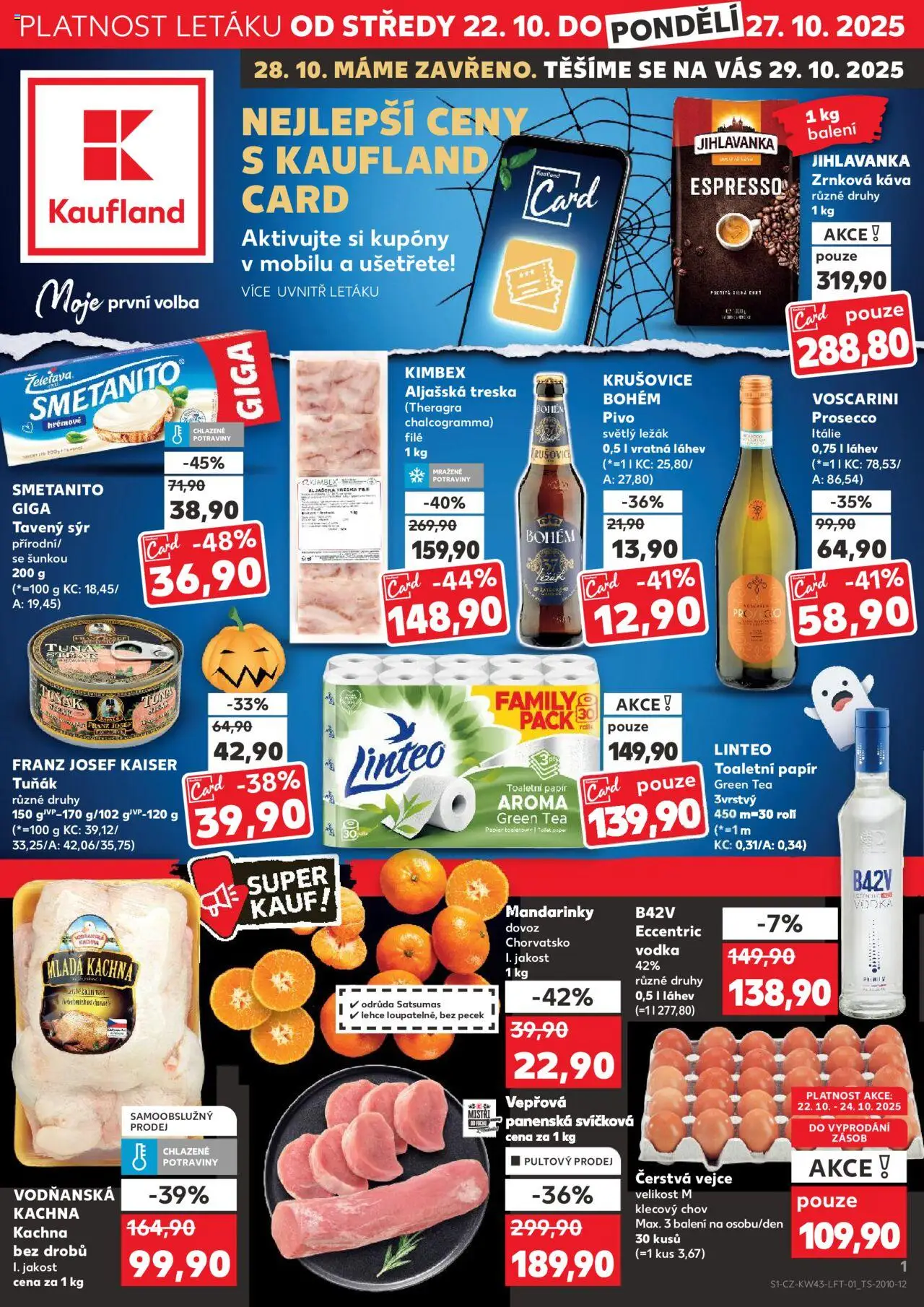 Kaufland leták od 22.10.2025 | Strana: 1