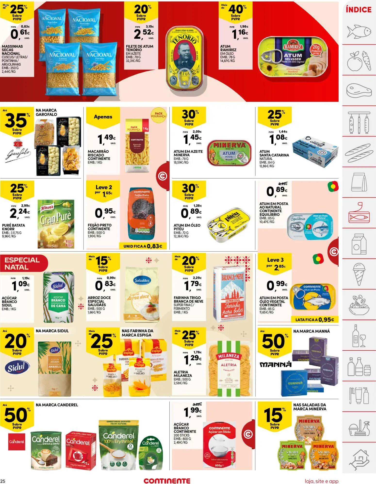 Continente folheto │ válido de 02.12.2025 | Página: 25 | Produtos: Azeite, Knorr, Óleo, Macarrão