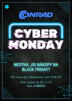 Náhled letáku Conrad Cyber Monday od 01.12.2025