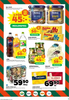 Coop Daglivs - erbjudanden - Förhandsvisning av reklamblad från butik Coop Daglivs aktuell från 24.11.2025 | Sida: 3 | Produkter: Zingo, Chokladkaka, Pepsi, Sill
