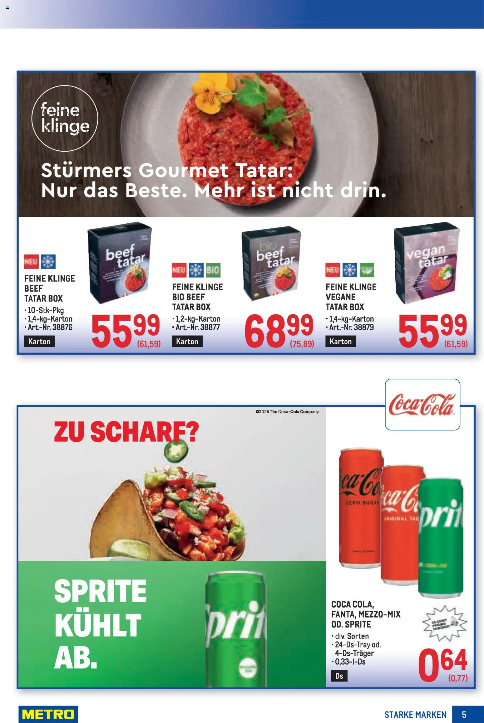 Metro Starke Marken gültig ab 05.03.2026 | Seite: 5 | Produkte: Box