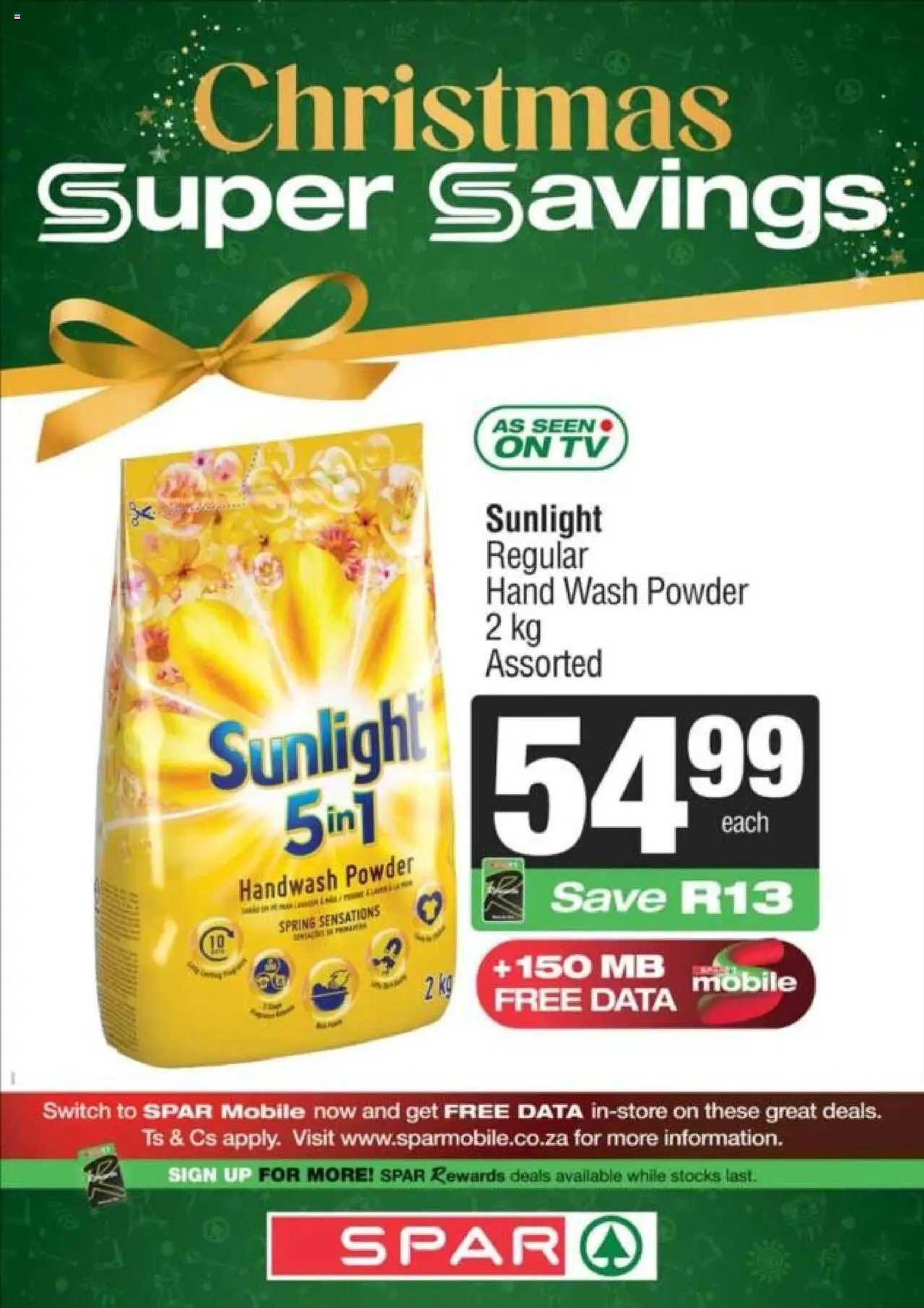 New Spar catalogue – valid from 21.10.2025 | Page: 4 | Products: Data, Handwash, TV, Powder