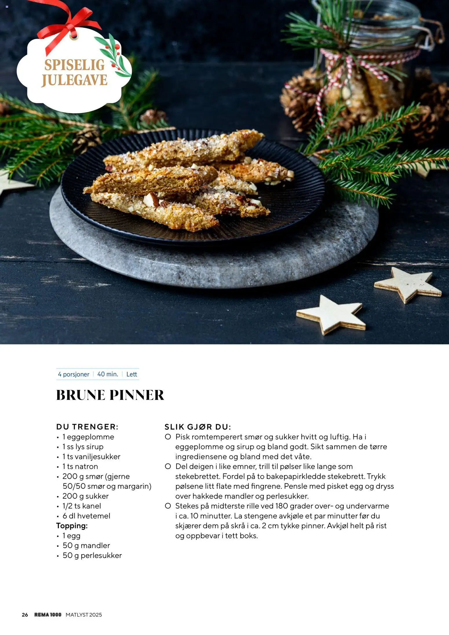 {H1} | Side: 26 | Produkter: Egg, Vaniljesukker, Суміш дитяча, Rist