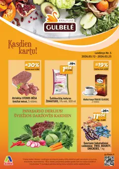 Gulbele leidinys galioja nuo 12.03.2026
