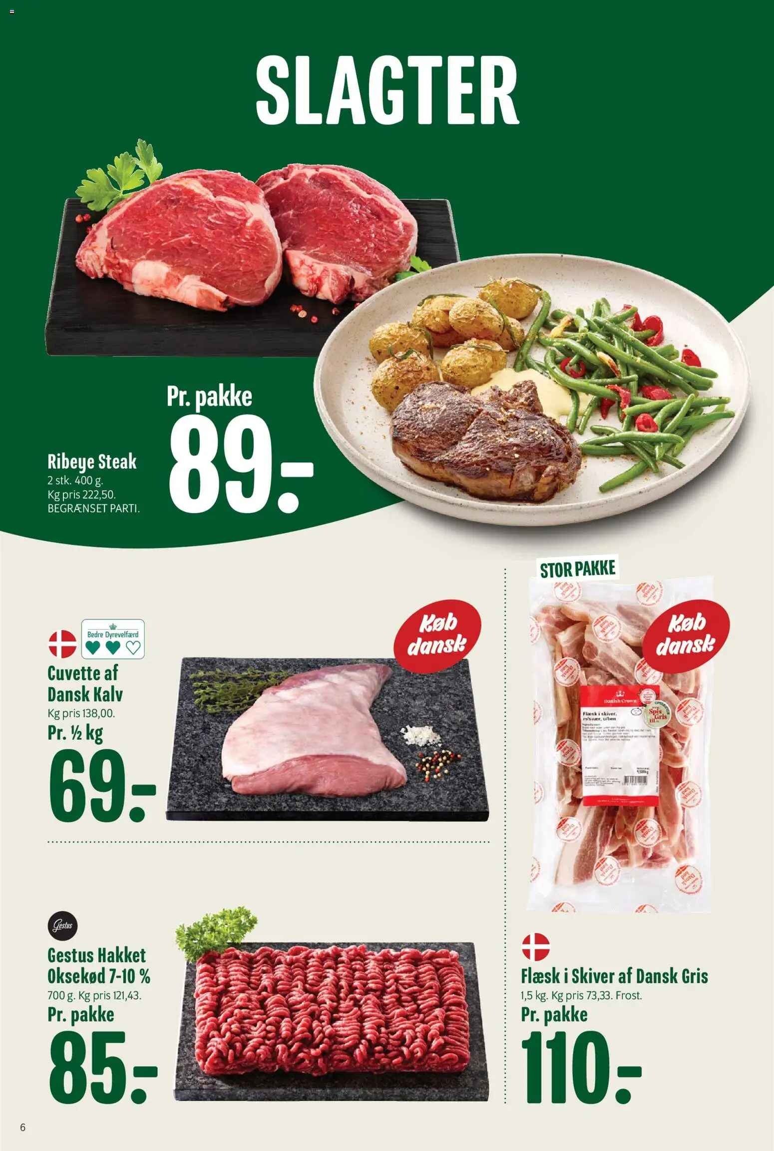 Min Købmand tilbudsavis – gyldig fra 27.12.2025 | Side: 6 | Produkter: Oksekød