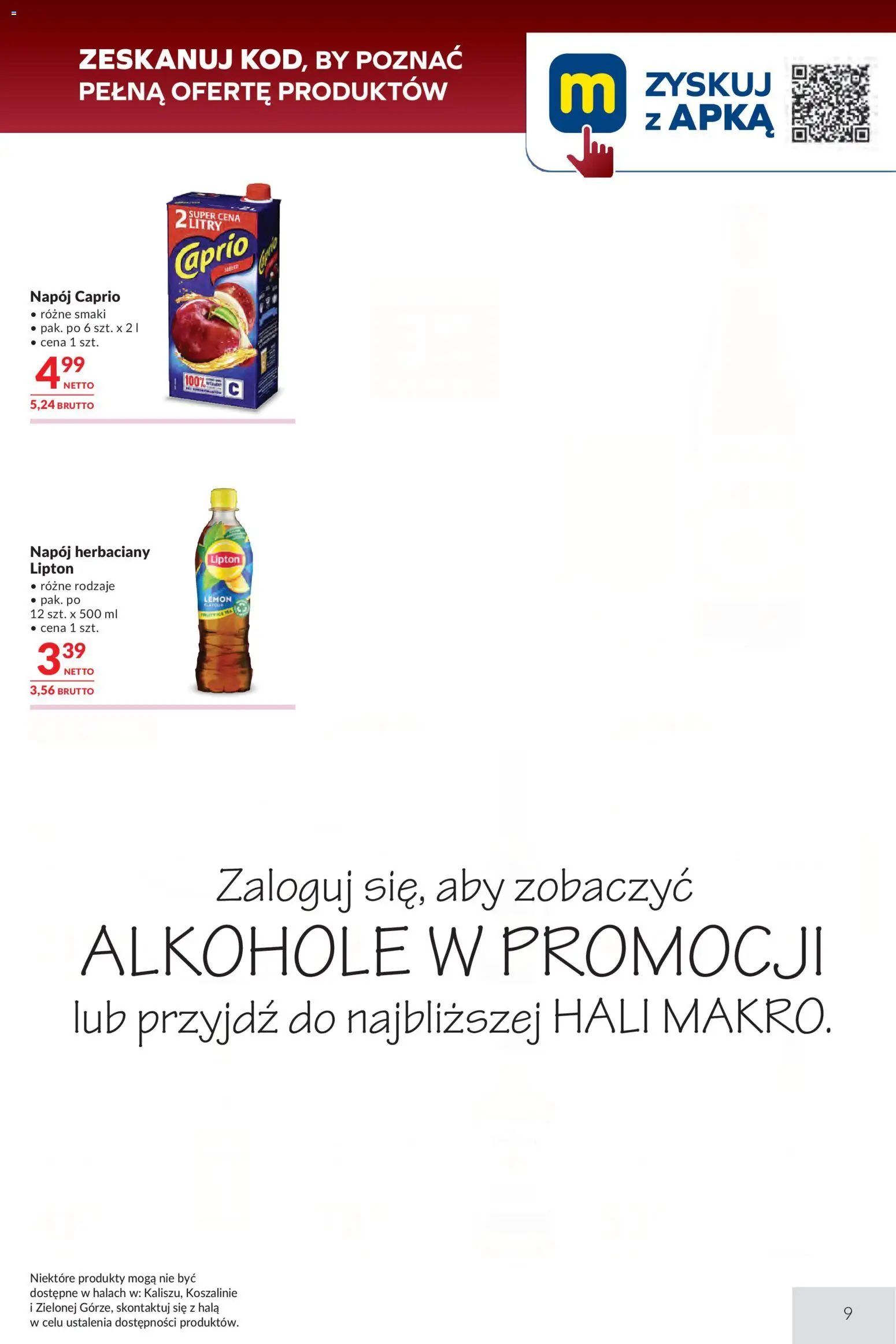 Makro gazetka - Oferta dla gastronomii od 28.04.2026 | Strona: 9