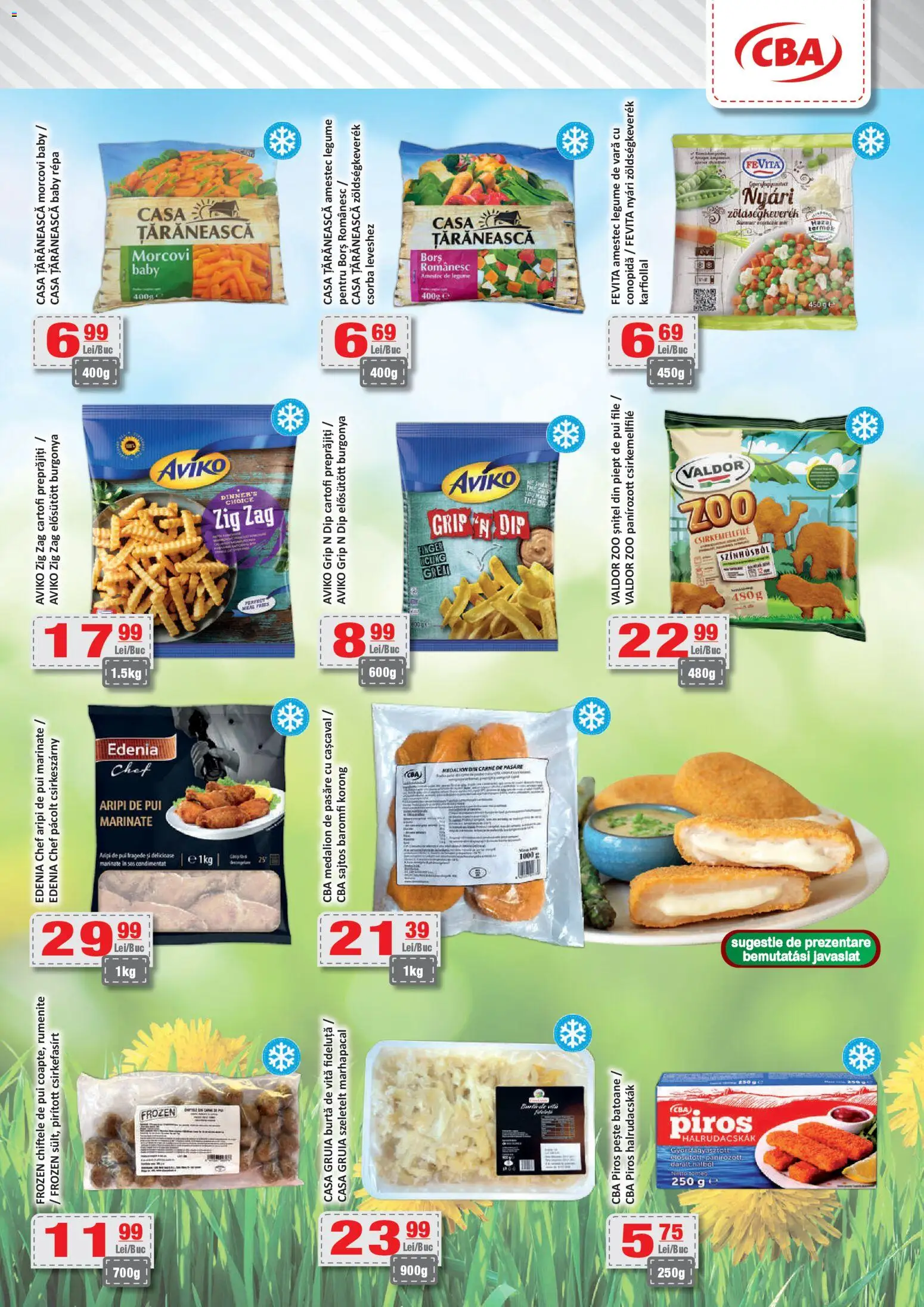 Noul catalog CBA – valabil de la 08.05.2026 | Pagină: 4 | Produse: Conopidă, Borș, Cartofi, Legume