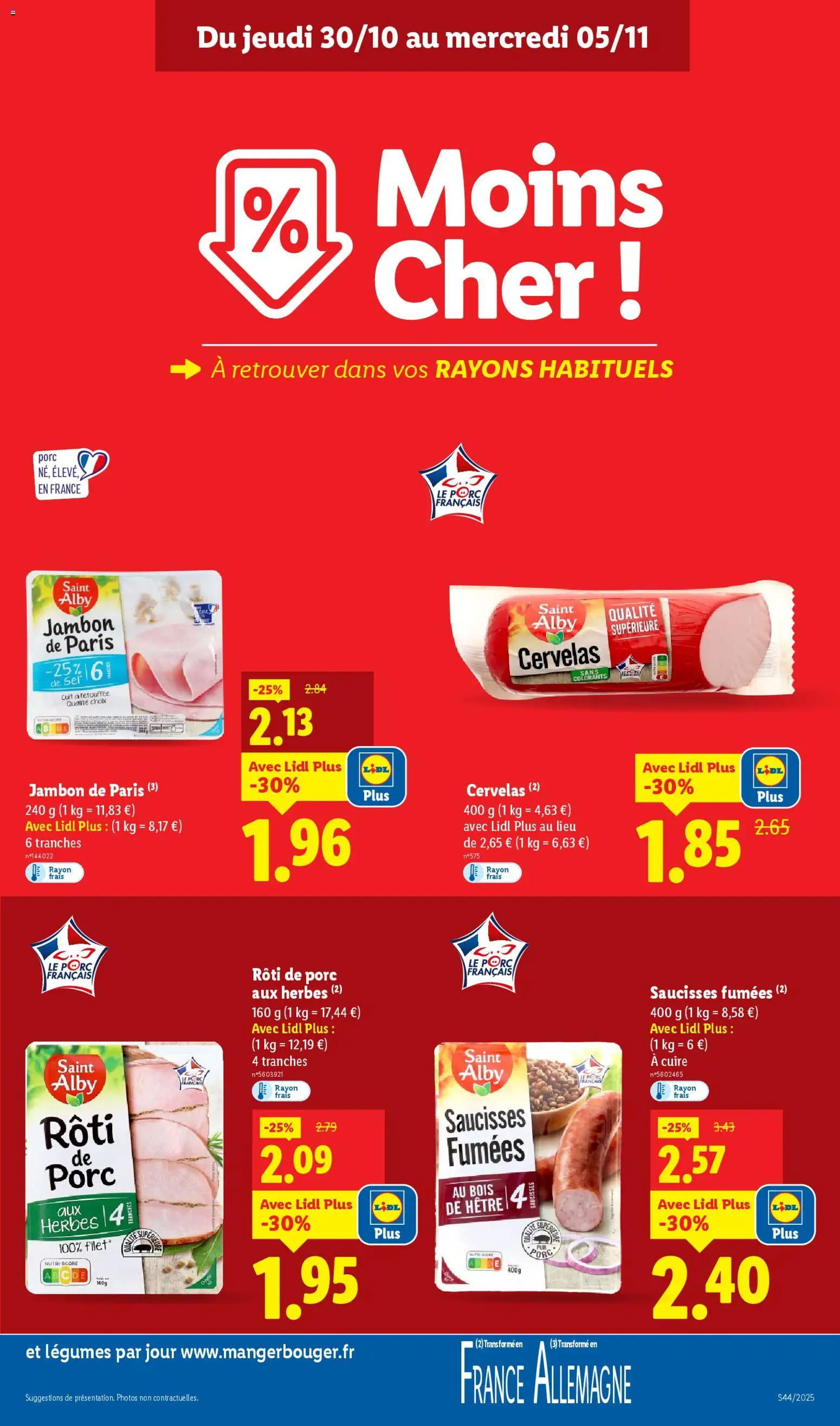 {H1} | Page: 11 | Produits: Jambon, Porc