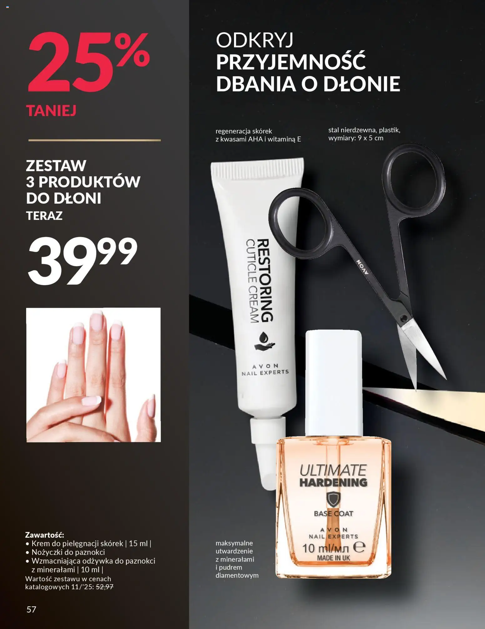 Avon Black Friday od 13.11.2025 | Strona: 57 | Produkty: Odżywka, Krem, Odżywka do paznokci