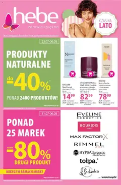Pogląd oferty "Hebe Gazetka" - ważna od 23.07.2025