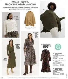 Pogląd oferty "BonPrix Katalog - Sielankowy romantyzm" - ważna od 17.11.2025 | Strona: 66 | Produkty: Bluzka, Sweter, Sukienka, Cappuccino