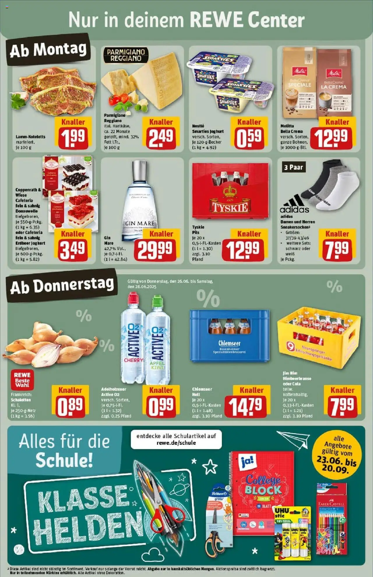 Rewe prospekt Wernigerode	 - gültig ab dem 22.06.2025 | Seite: 3 | Produkte: Cola, Smarties, Pils, Gin
