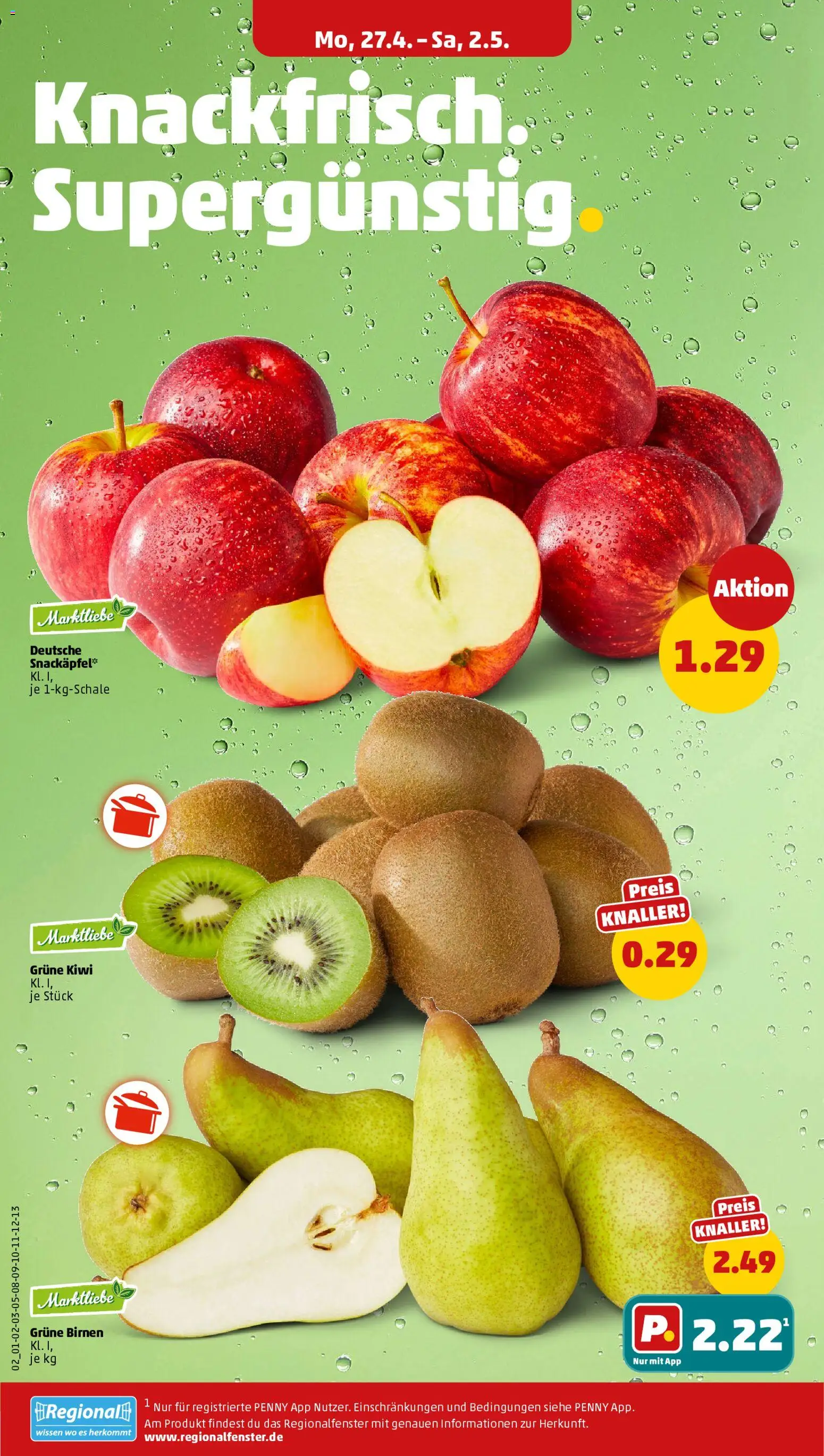 Penny Prospekt 	 – gültig ab 27.04.2026 | Seite: 2 | Produkte: Kiwi