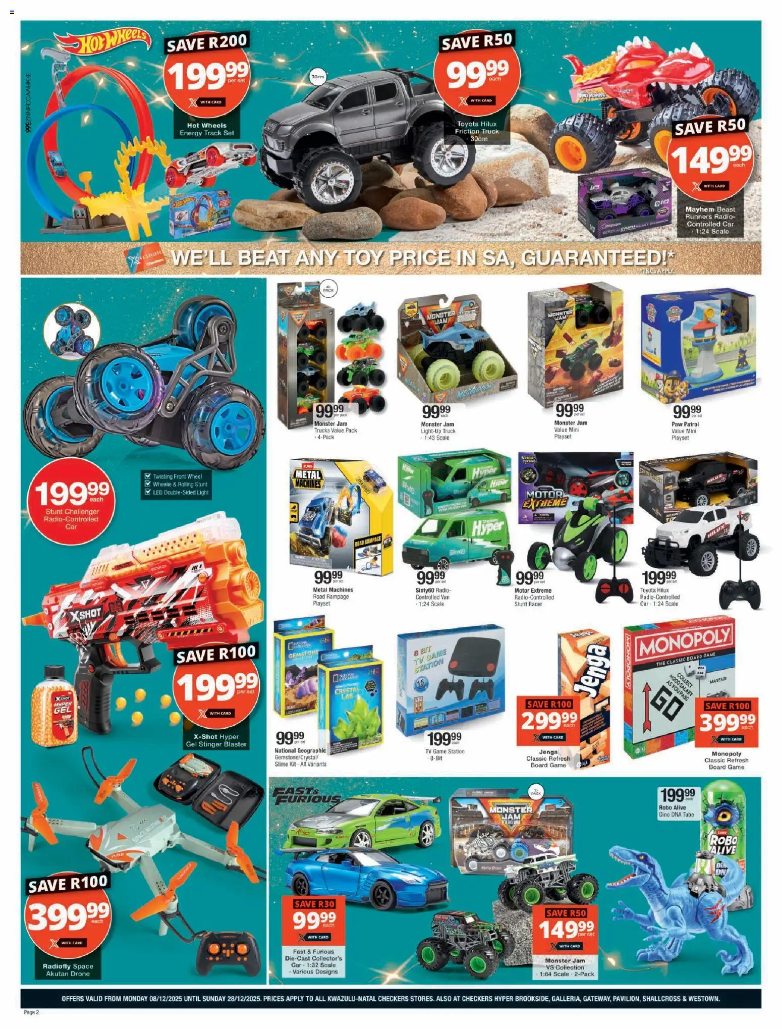 New Checkers catalogue – valid from 08.12.2025 | Page: 14 | Products: Jam, Playset, Scale, Light