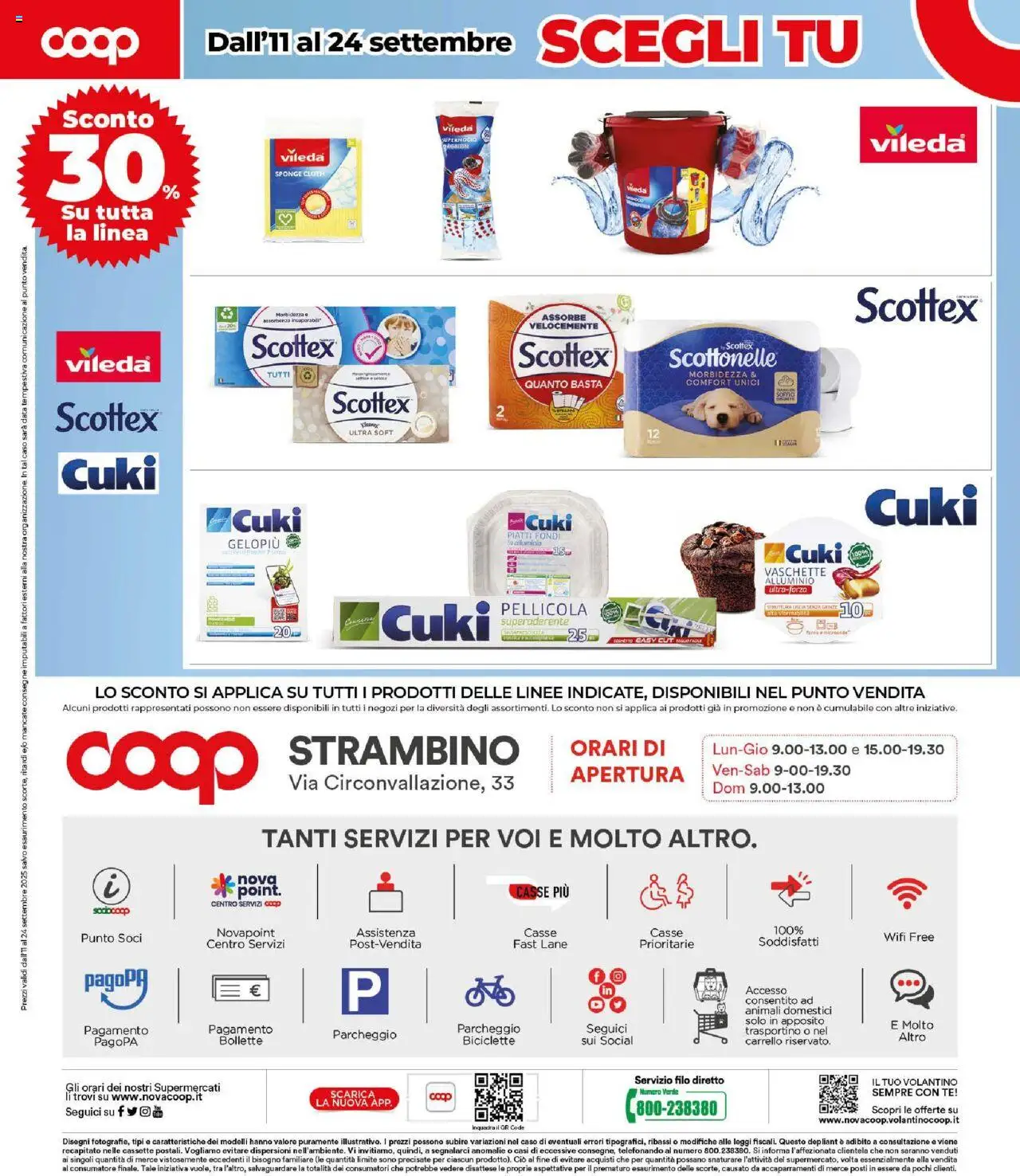 Volantino COOP del 11.09.2025 | Pagina: 12 | Prodotti: Microonde, Carrello, Pellicola, Alluminio