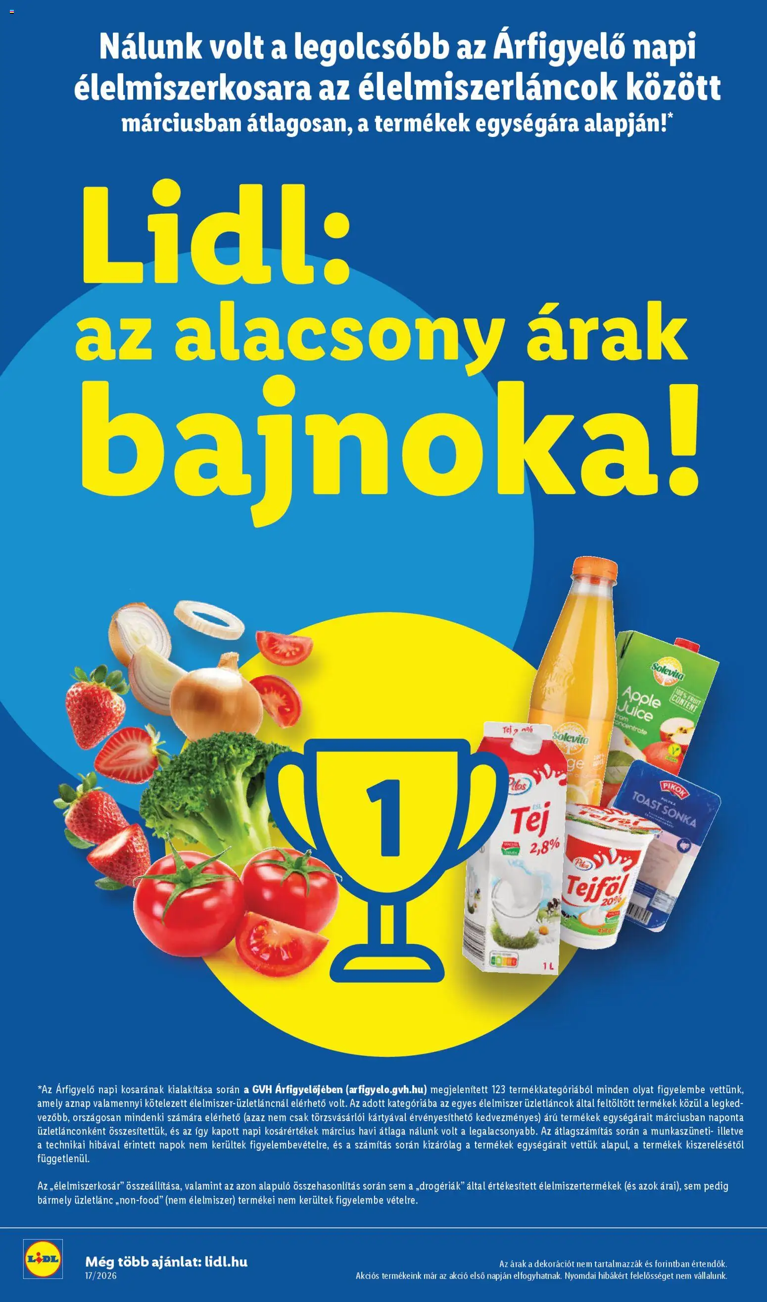 Lidl akciós ujság - amely érvényes a következő dátumtól: 23.04.2026 | Oldal: 22 | Termékek: Sonka, Tej, Tejföl