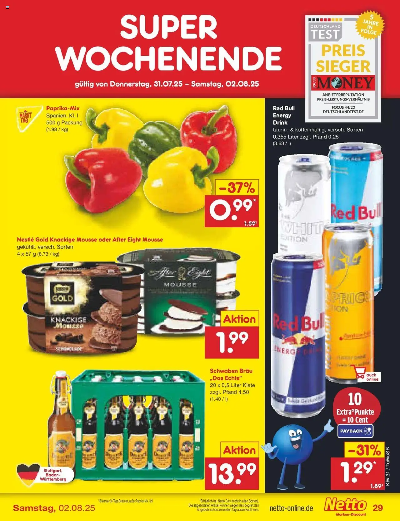 Netto Marken-Discount prospekt Calw-Stammheim	 - gültig ab dem 27.07.2025 | Seite: 51 | Produkte: Red bull, Energy
