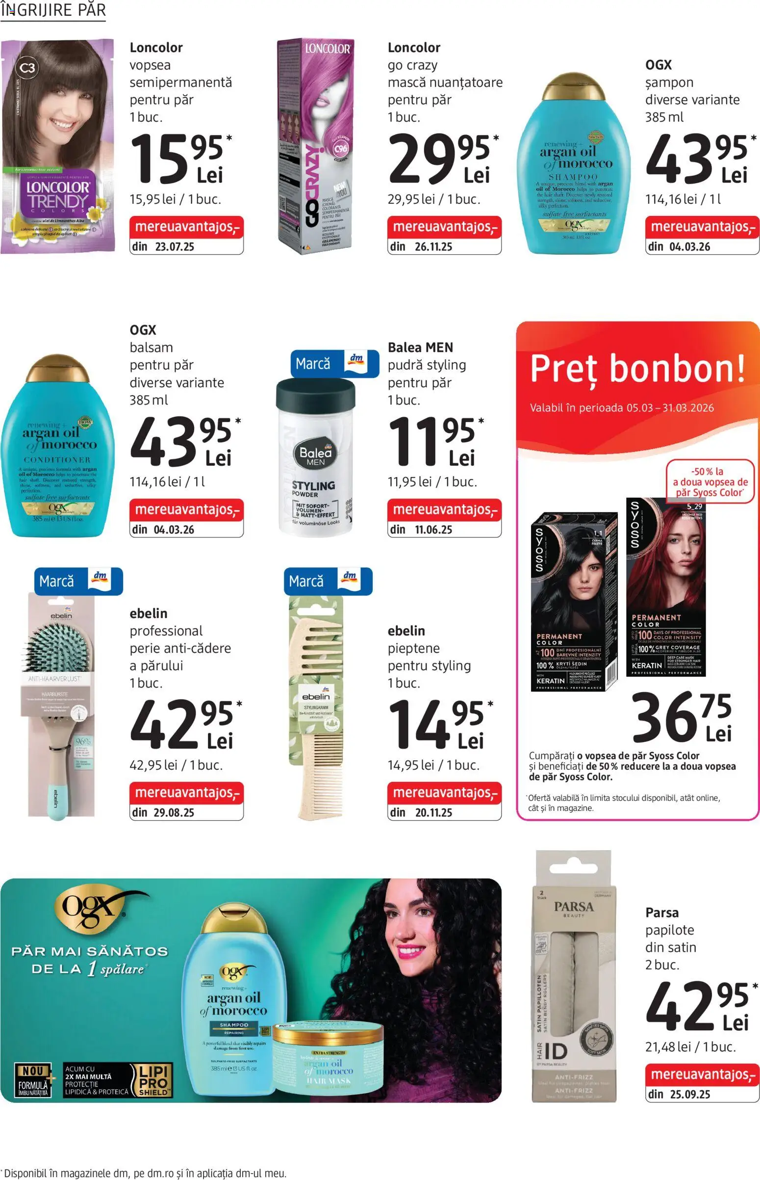 Noul catalog DM drogeriemarkt – valabil de la 05.03.2026 | Pagină: 18 | Produse: Pară, Vopsea, Perie, Ulei