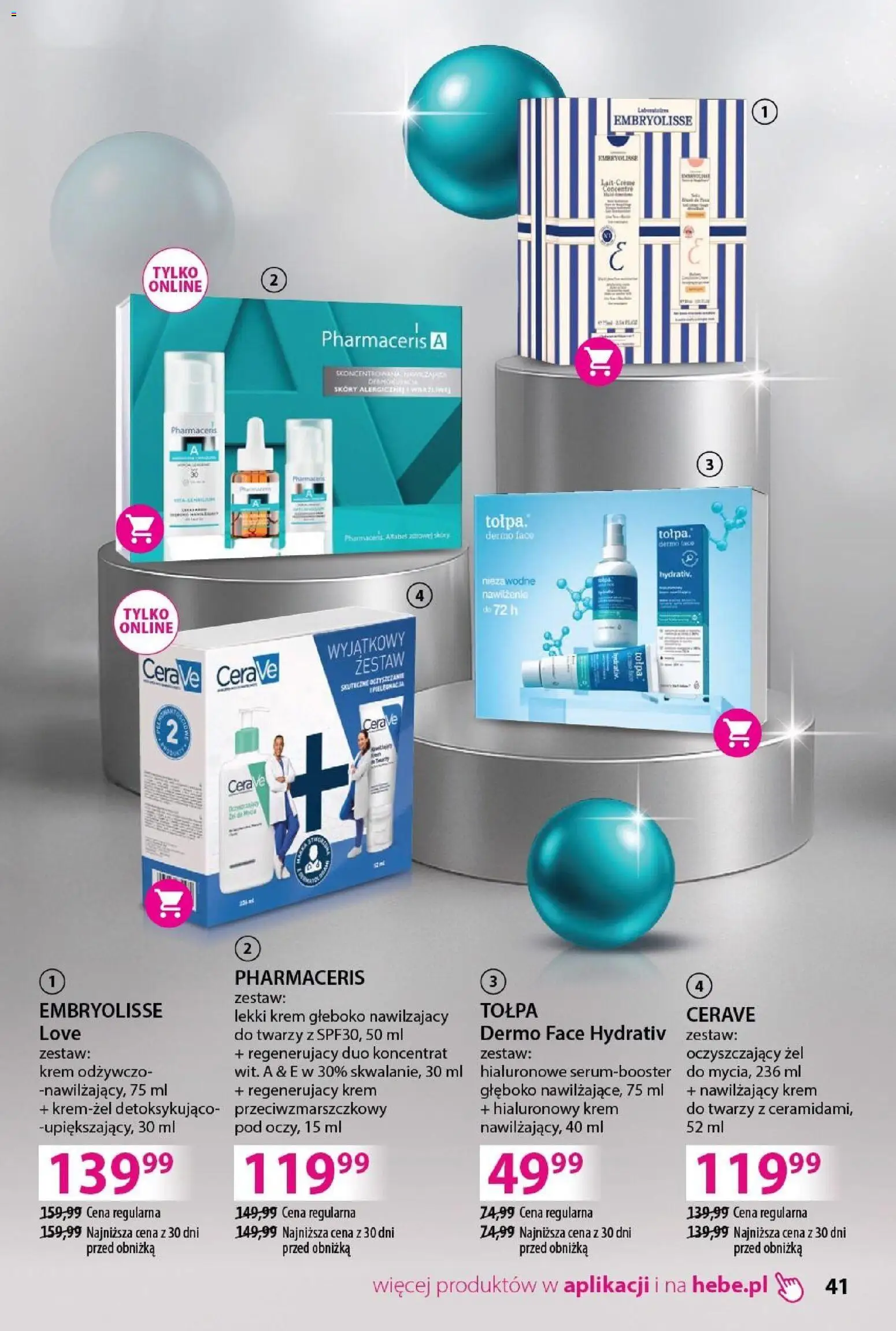 Hebe Gazetka - Katalog od 02.12.2025 | Strona: 41 | Produkty: Krem, Krem do twarzy