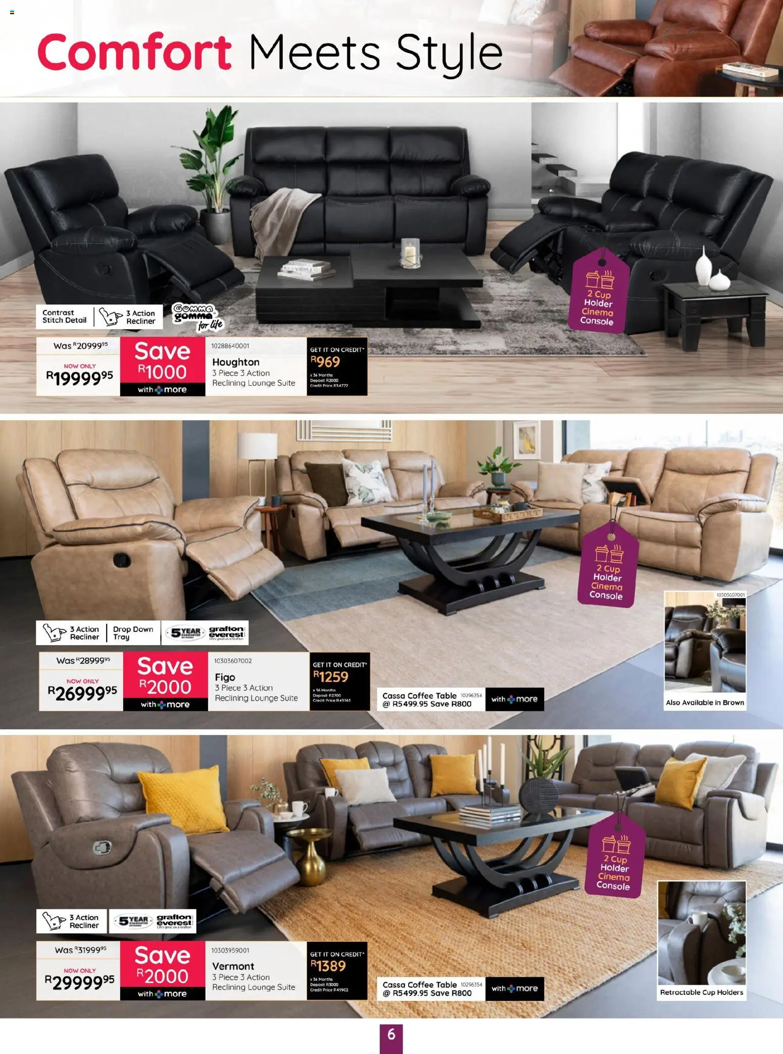 New Bradlows catalogue – valid from 19.03.2026 | Page: 6 | Products: Tray, Coffee table, Table, Lounge suite