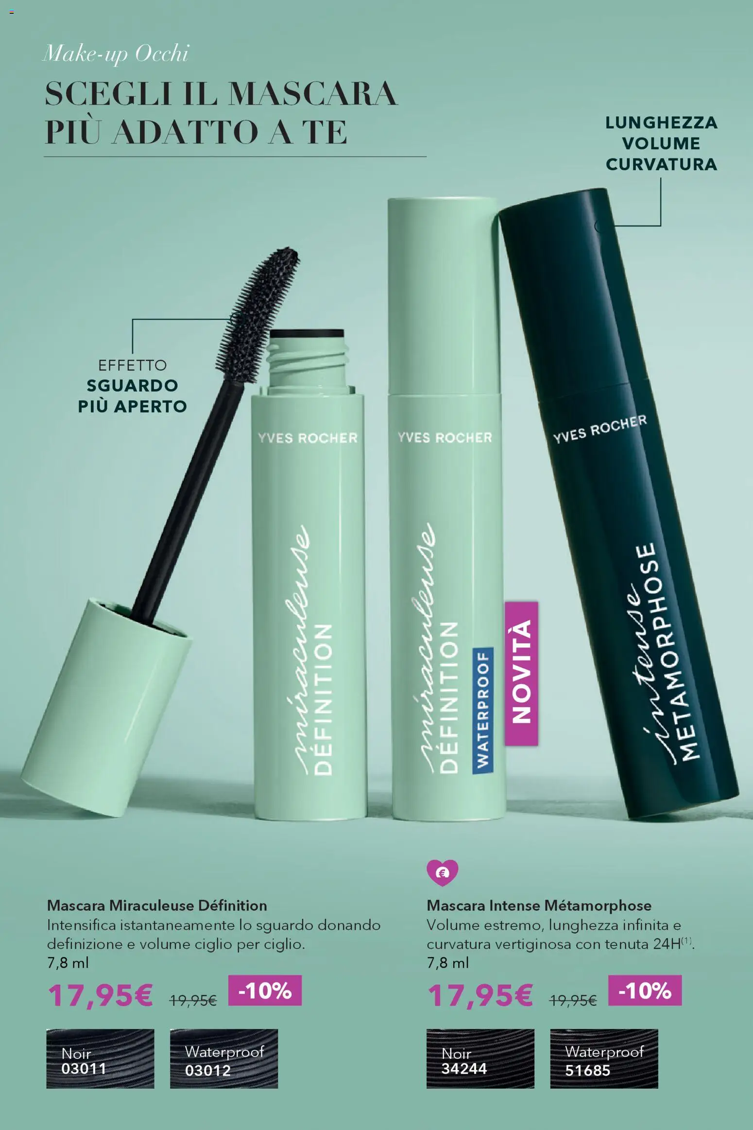 Volantino Yves Rocher del 02.04.2026 | Pagina: 64 | Prodotti: Mascara, Tè