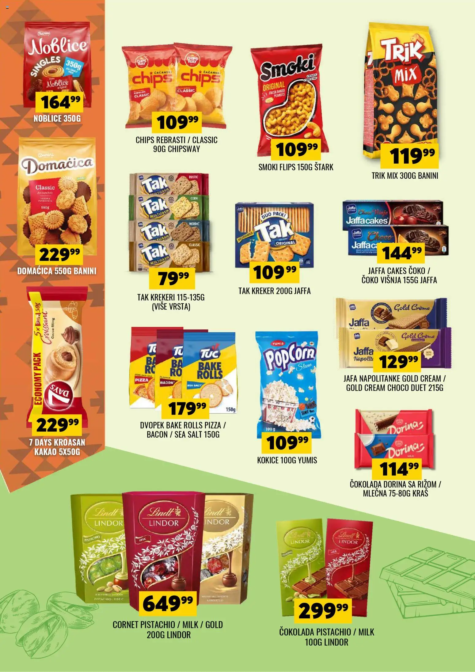 Tekijanka katalog - važi od 22.04.2026 | Strana: 12 | Proizvode: Smoki, Višnja, Kroasan, Domaćica