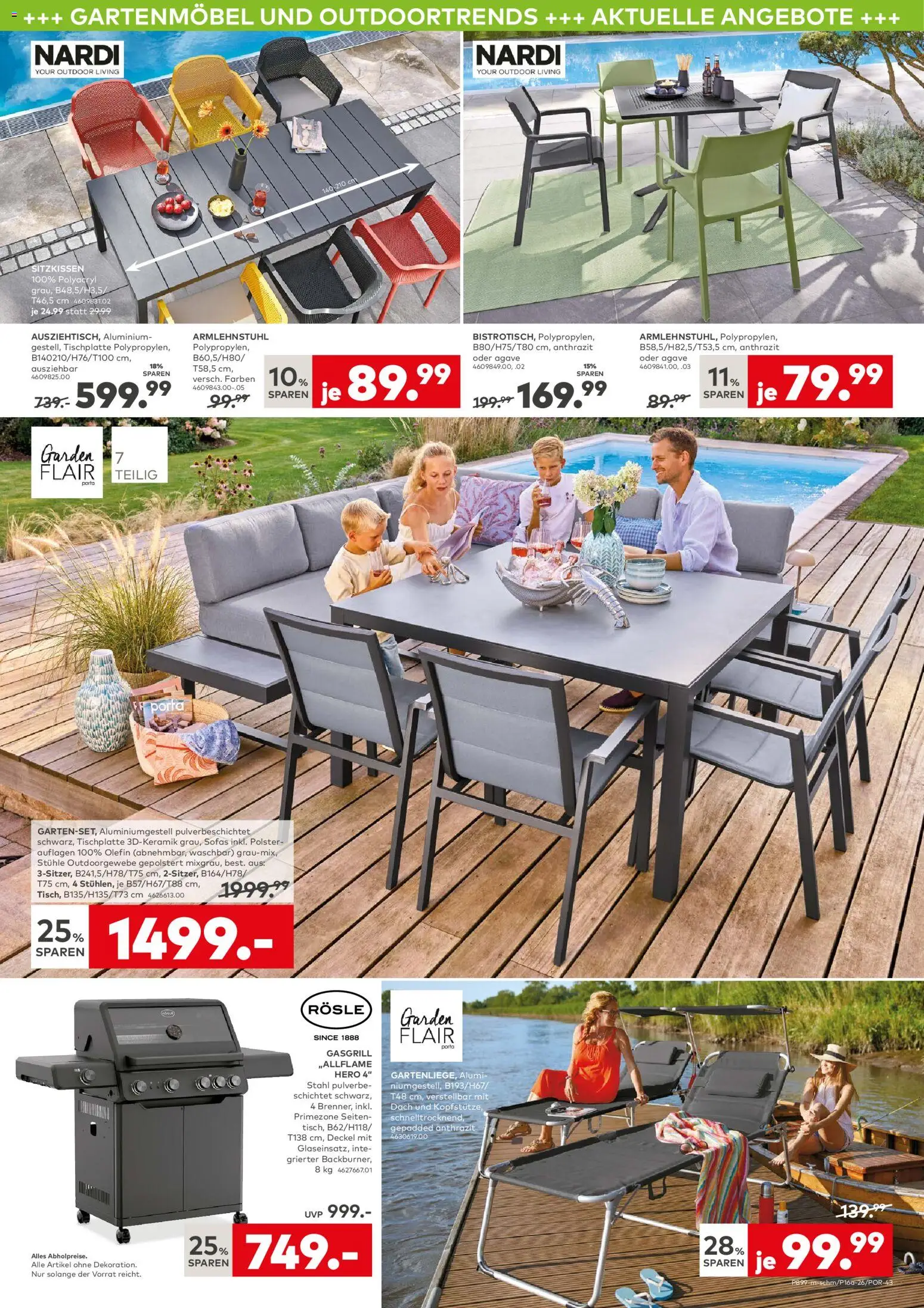 Porta! Gartenmöbel und Outdoortrends – gültig ab 06.04.2026 | Seite: 4 | Produkte: Gartenmöbel