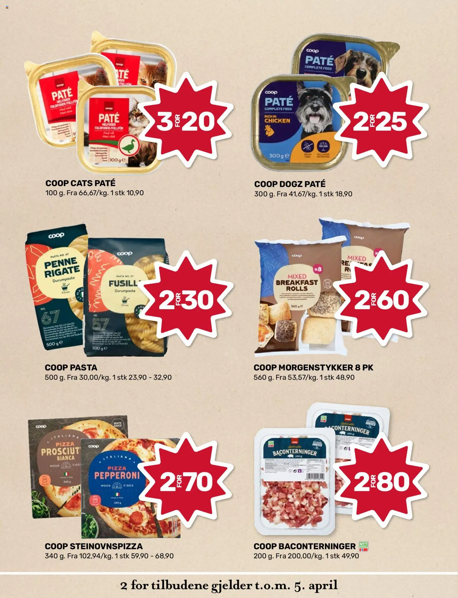 {H1} | Side: 4 | Produkter: Pizza, Pasta, Суміш дитяча