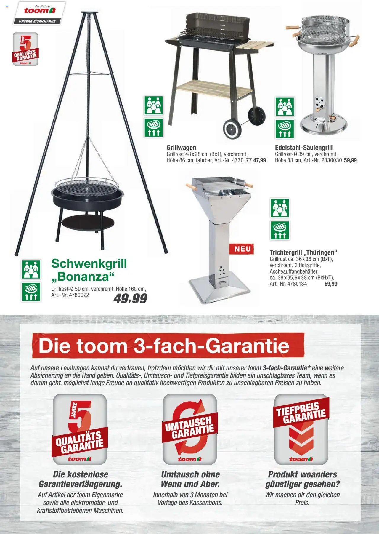 Toom Baumarkt Grills & Zubehör 2025 - gültig ab dem 19.02.2025 | Seite: 6