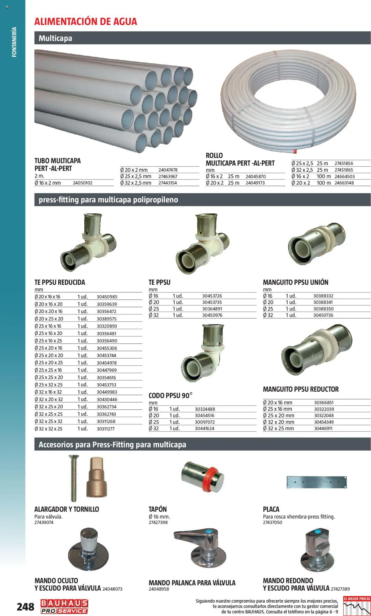 Bauhaus - ProService  │ válido desde el 24.02.2025 | Página: 248 | Productos: Té, Teléfono