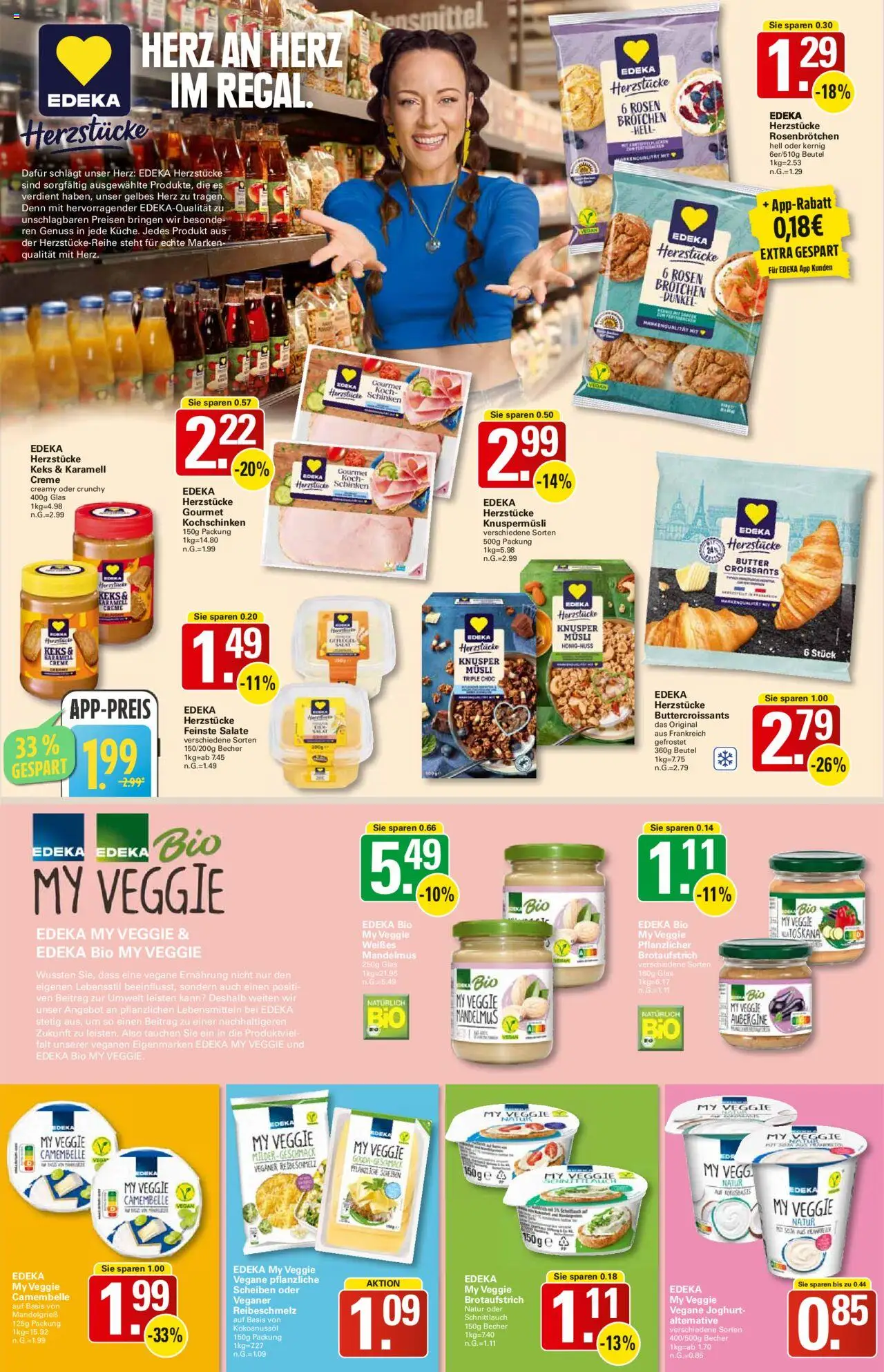 WEZ Prospekt - gültig ab dem 18.08.2025 | Seite: 9 | Produkte: Joghurt, Regal, Creme, Schinken