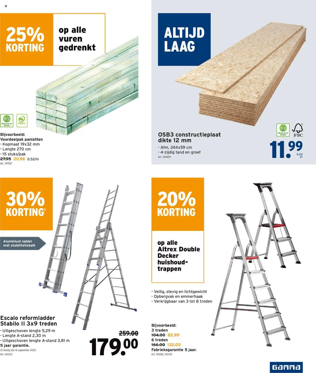  | Pagina: 28 | Producten: Ladder