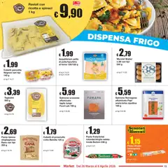 Anteprima del volantino Sì con Te volantino Market valido a partire dal 26.03.2026 | Pagina: 13 | Prodotti: Salmone affumicato, Pasta sfoglia, Prosciutto, Wurstel