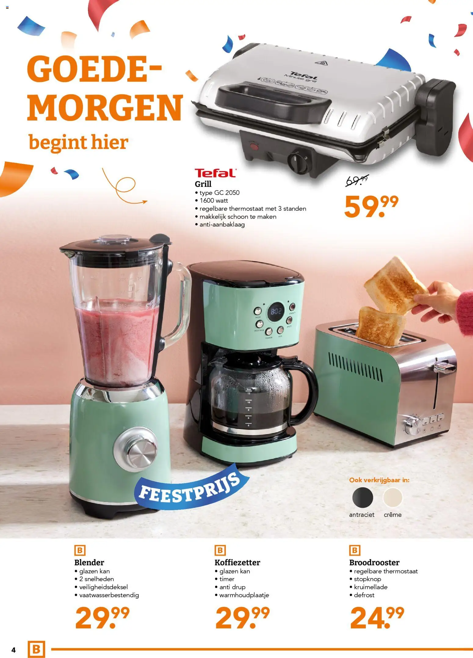 {H1} | Pagina: 4 | Producten: Kan, Grill, Blender, Crème