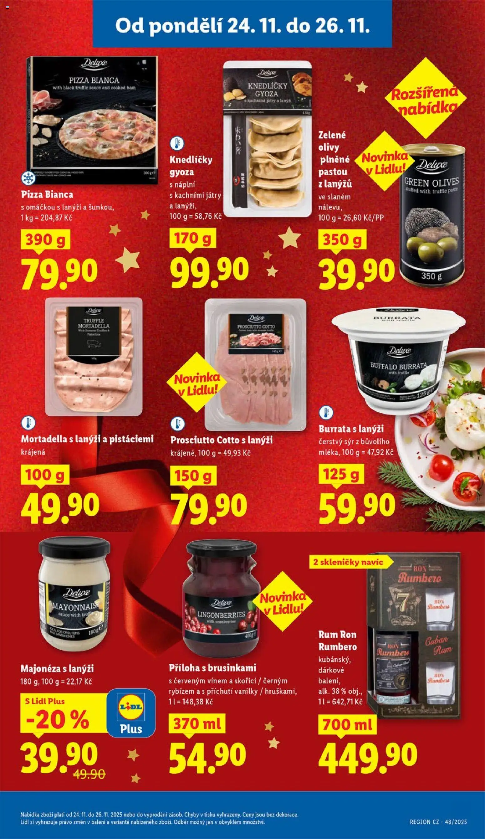 Lidl Black Friday od 24.11.2025 | Strana: 23 | Produkty: Pizza, Majonéza, Skleničky, Cotto