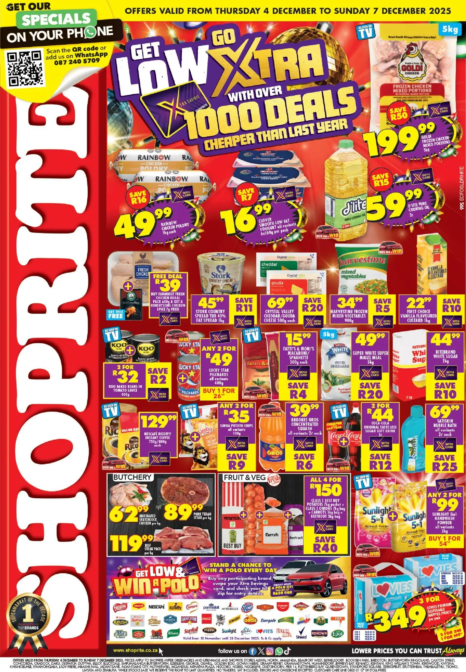 New Shoprite catalogue – valid from 04.12.2025 | Page: 1