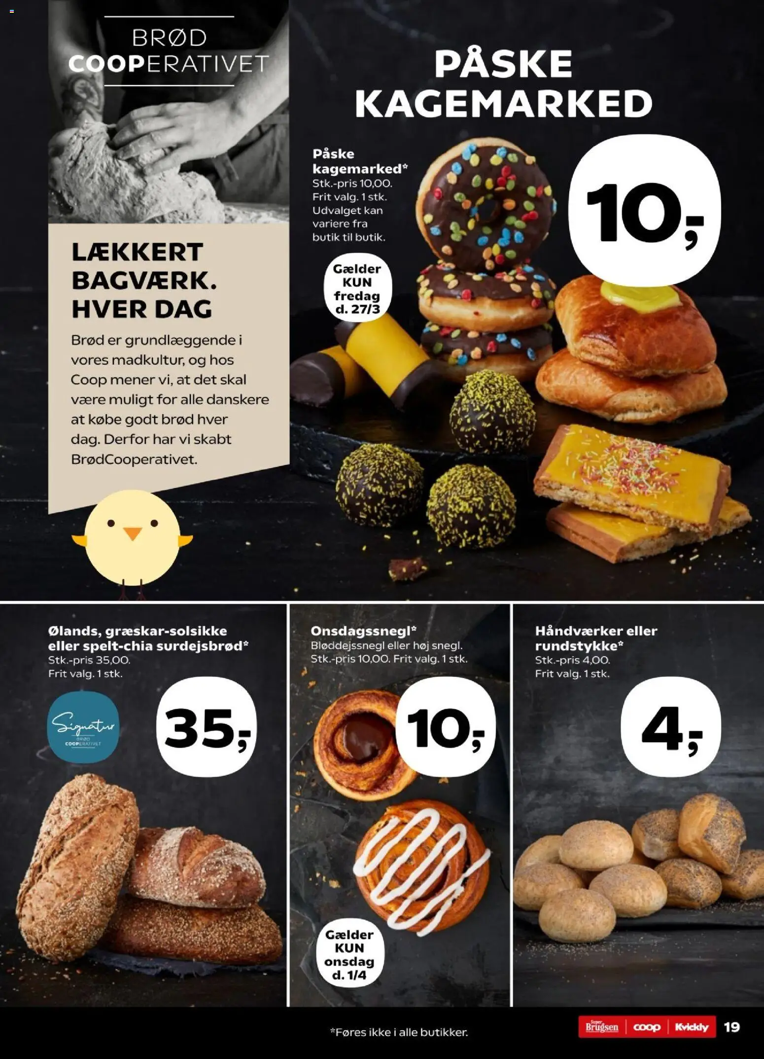 Kvickly tilbudsavis – gyldig fra 27.03.2026 | Side: 19 | Produkter: Brød