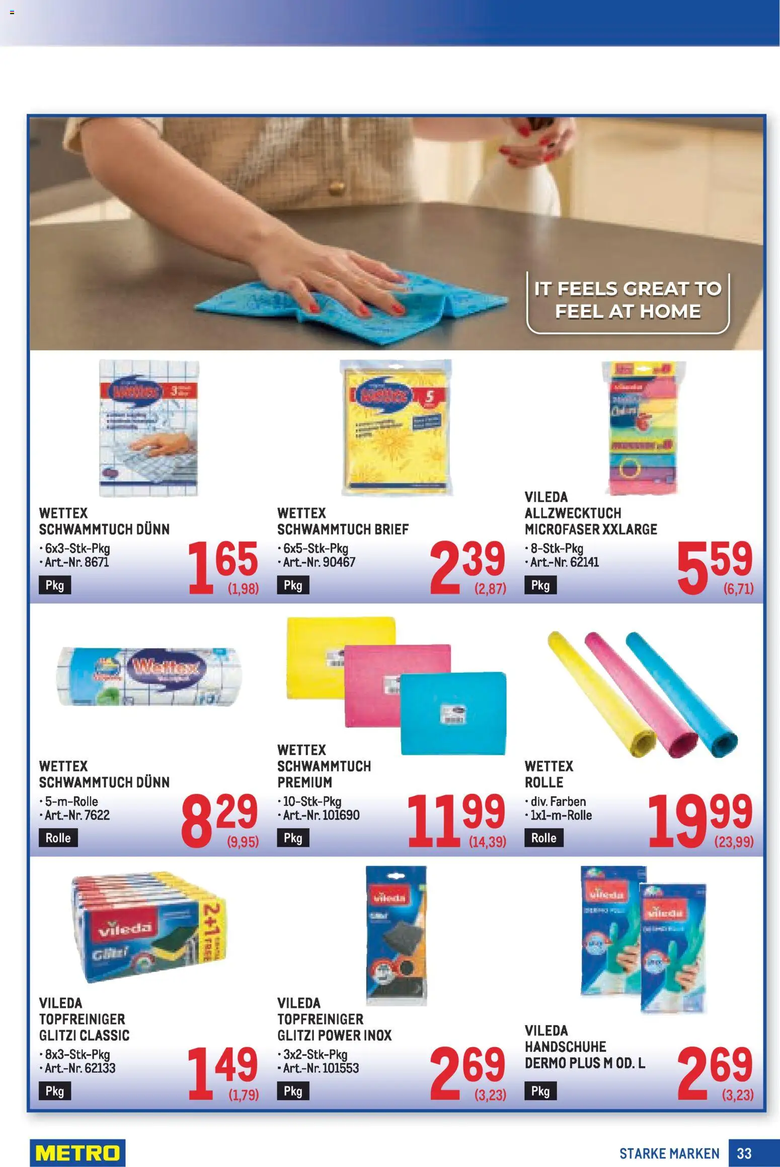 Metro Starke Marken gültig ab 13.11.2025 | Seite: 33 | Produkte: Handschuhe