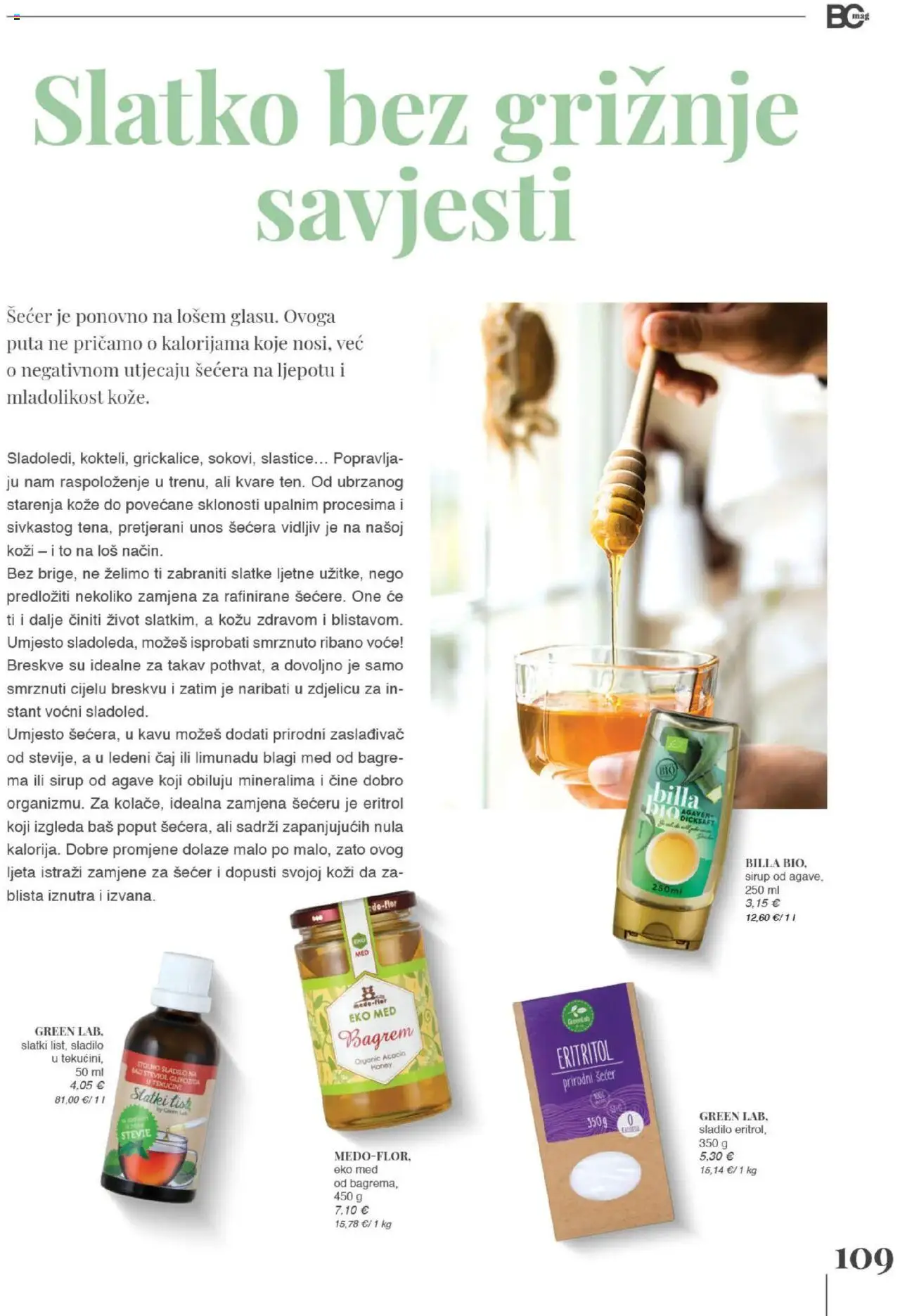 Bipa katalog | vrijedi od 20.05.2025 | Stranica: 109 | Proizvodi: Ledeni čaj, Voće, Sladilo, Sirup