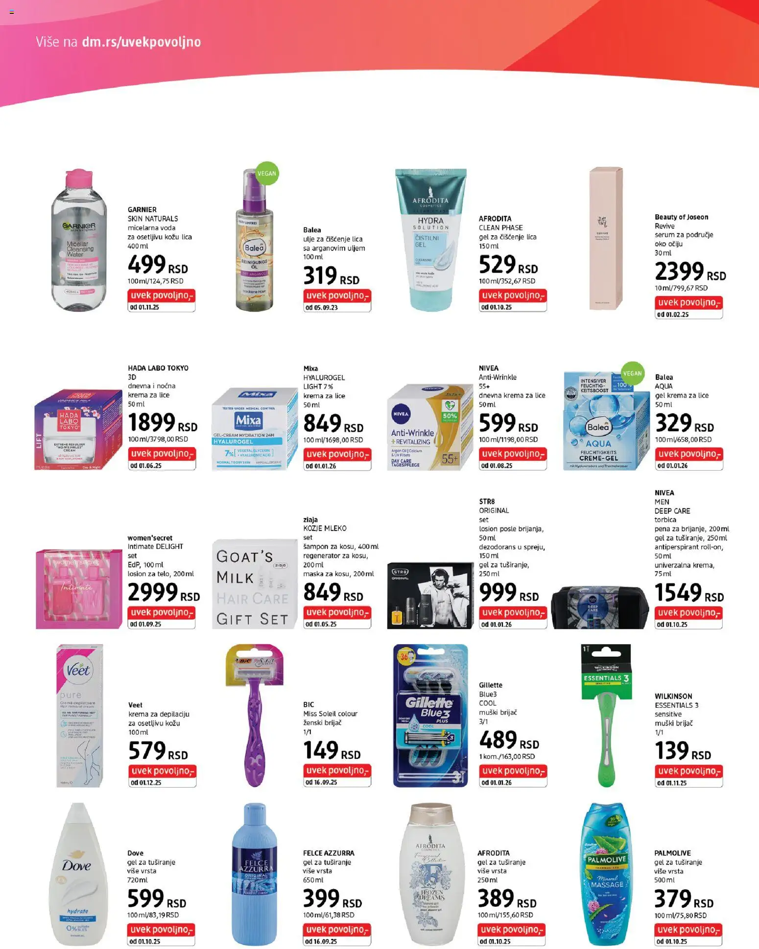 DM Drogerie katalog - važi od 16.01.2026 | Strana: 4 | Proizvode: Kozje mleko, Nivea, Krema, Krema za depilaciju