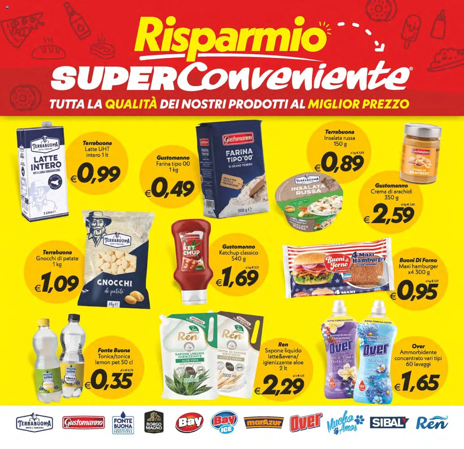 Volantino SuperConveniente del 28.04.2026 | Pagina: 22 | Prodotti: Ketchup, Latte, Forno, Gnocchi