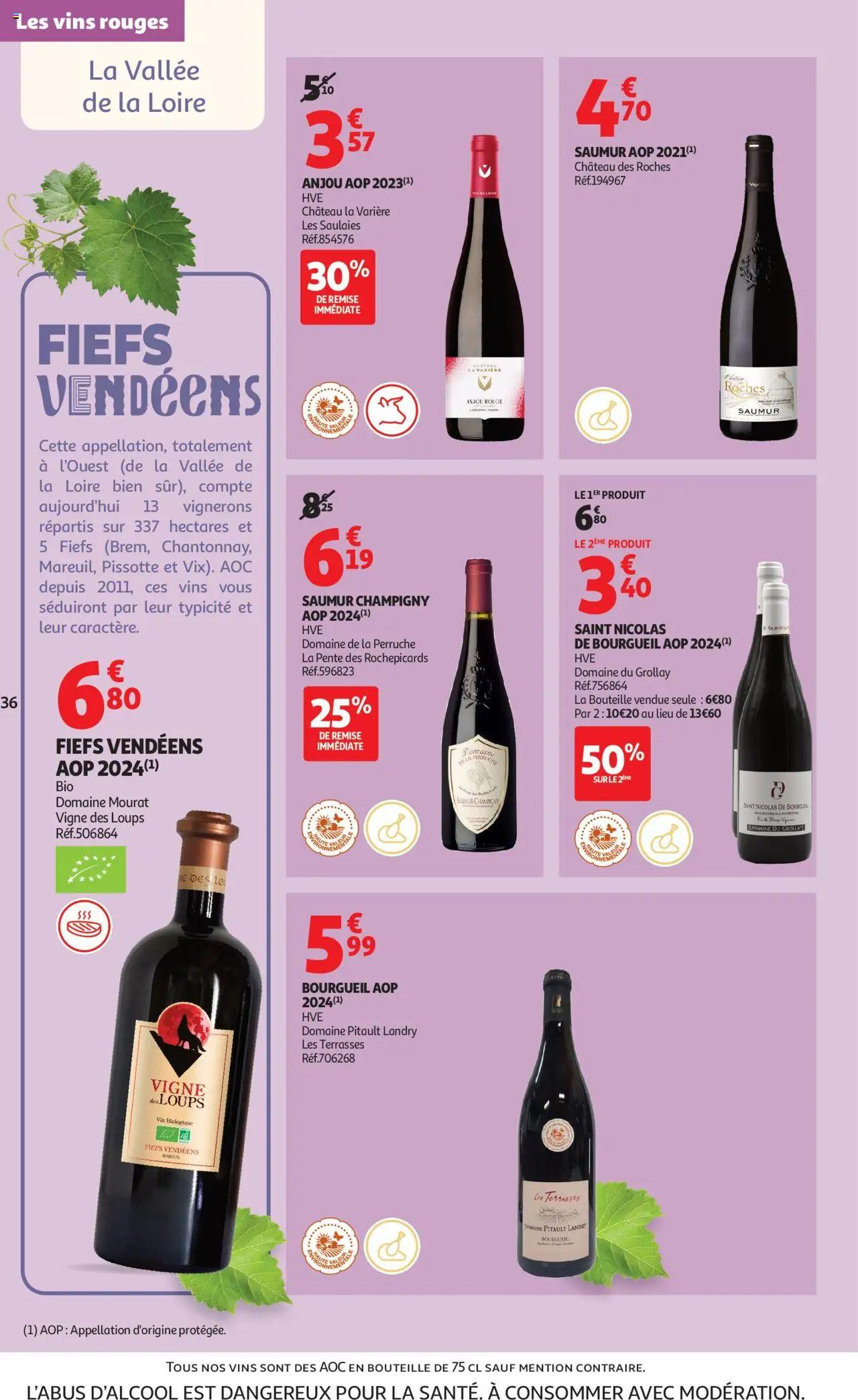 {H1} | Page: 36 | Produits: Vin