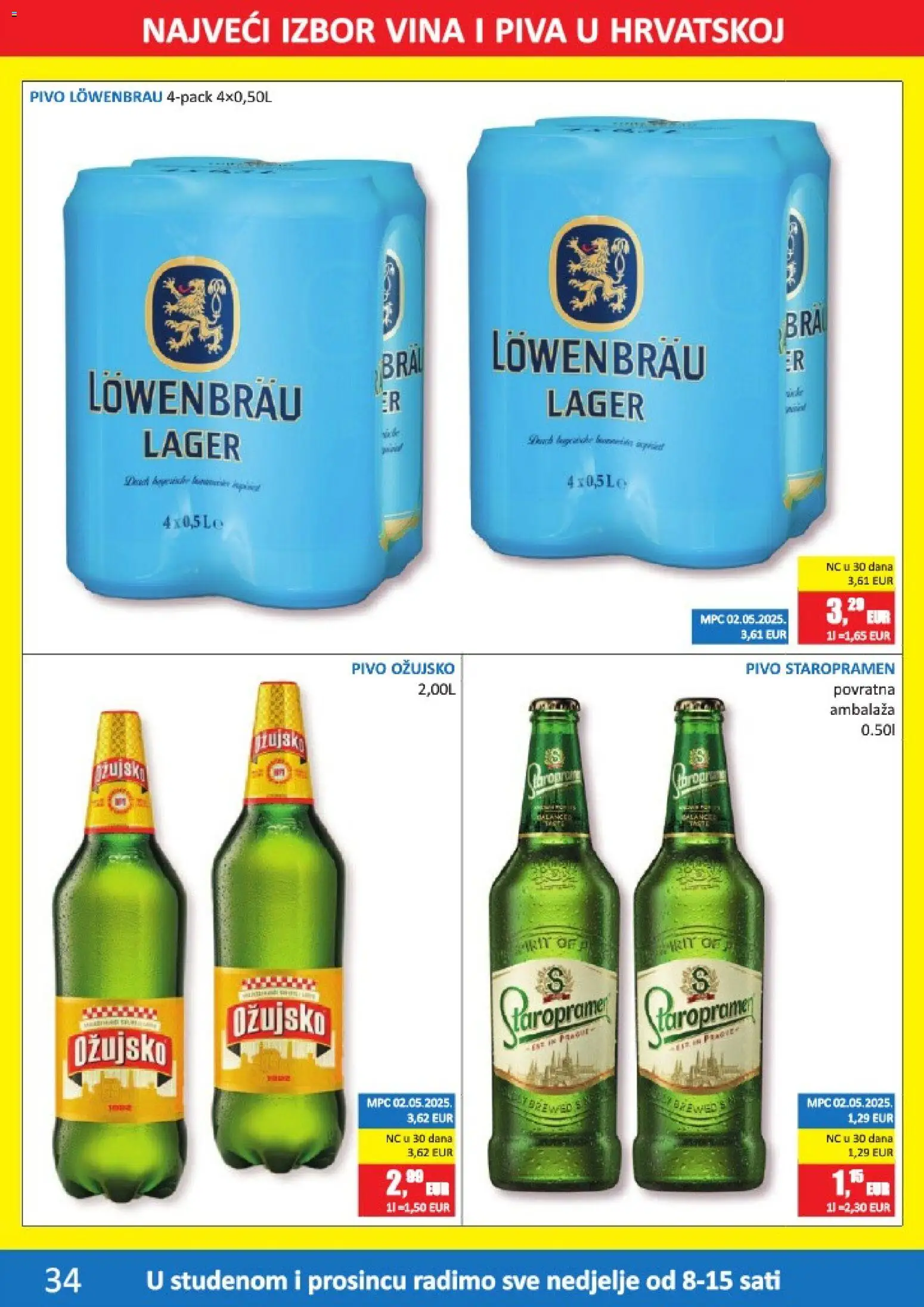 Vrutak katalog | vrijedi od 10.11.2025 | Stranica: 34 | Proizvodi: Staropramen, Pivo, Ožujsko