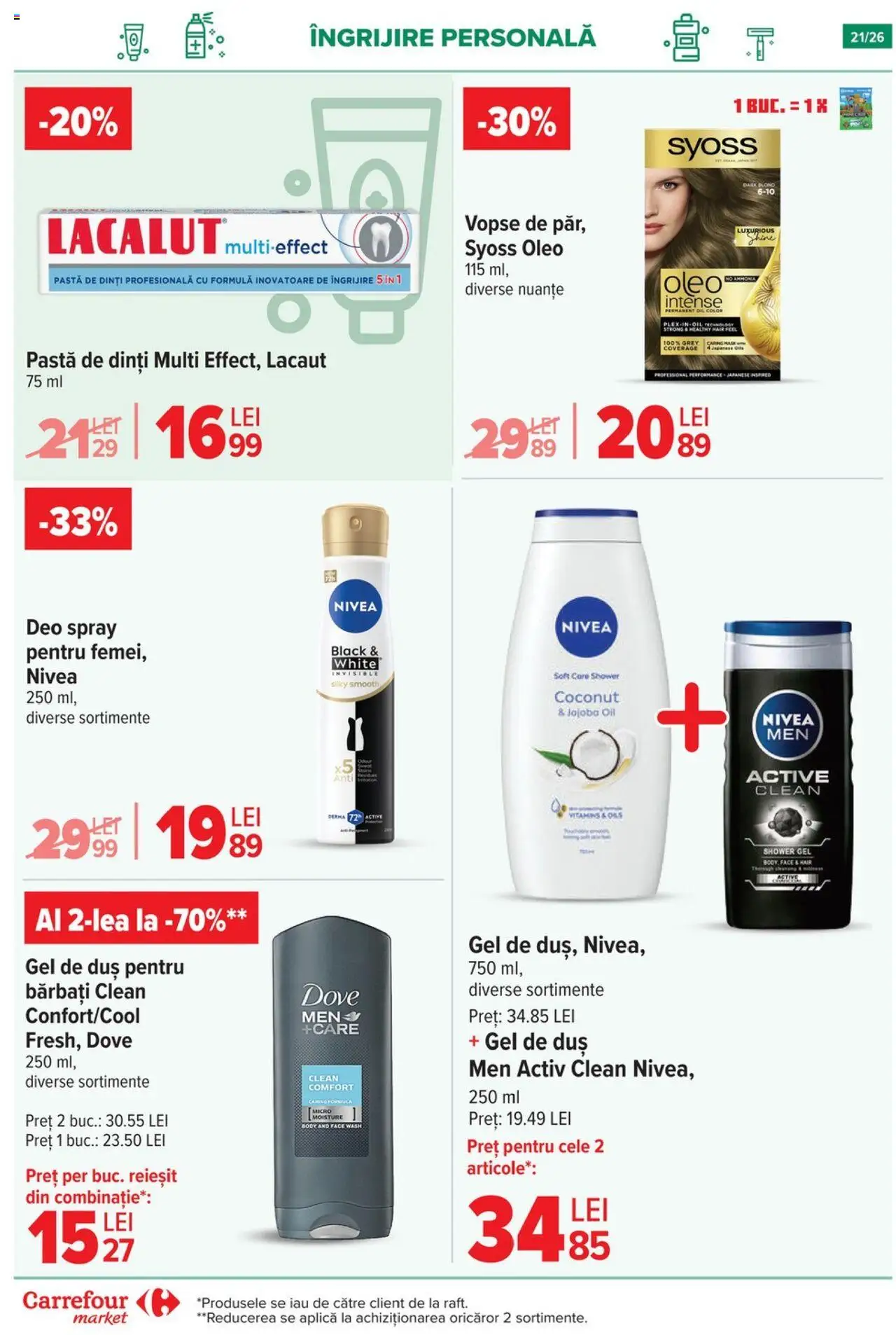 Carrefour catalog - Market – valabil de la 03.09.2025 | Pagină: 22 | Produse: Pomelo, Body, Duș, Pastă de dinți
