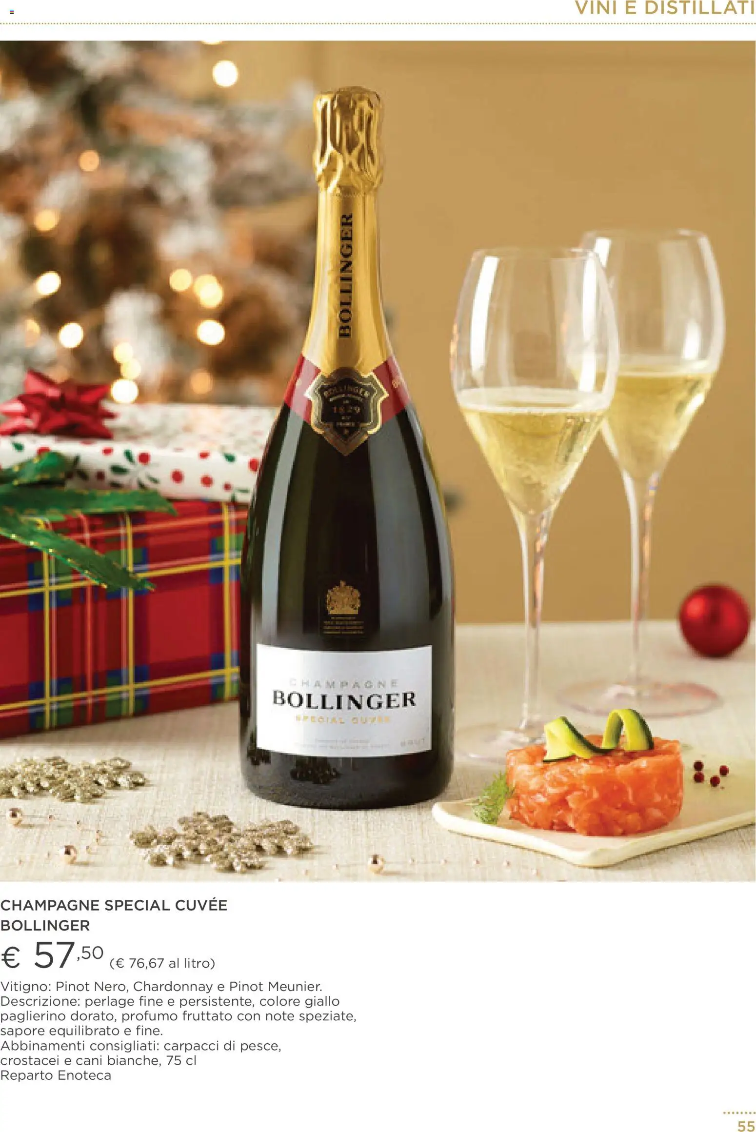 Volantino Esselunga S del 01.12.2025 | Pagina: 55 | Prodotti: Champagne, Enoteca, Profumo