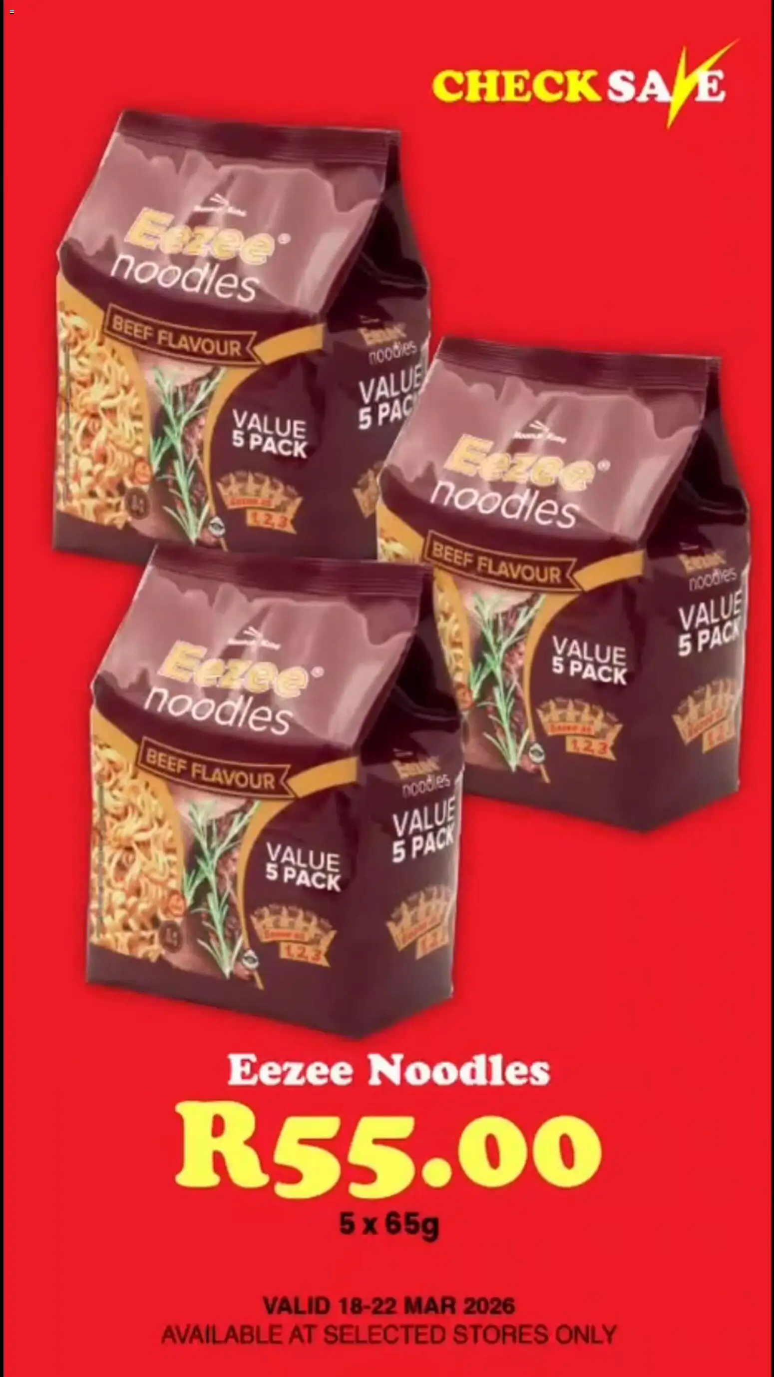 New Check Save catalogue – valid from 19.03.2026 | Page: 14 | Products: Noodles, Beef
