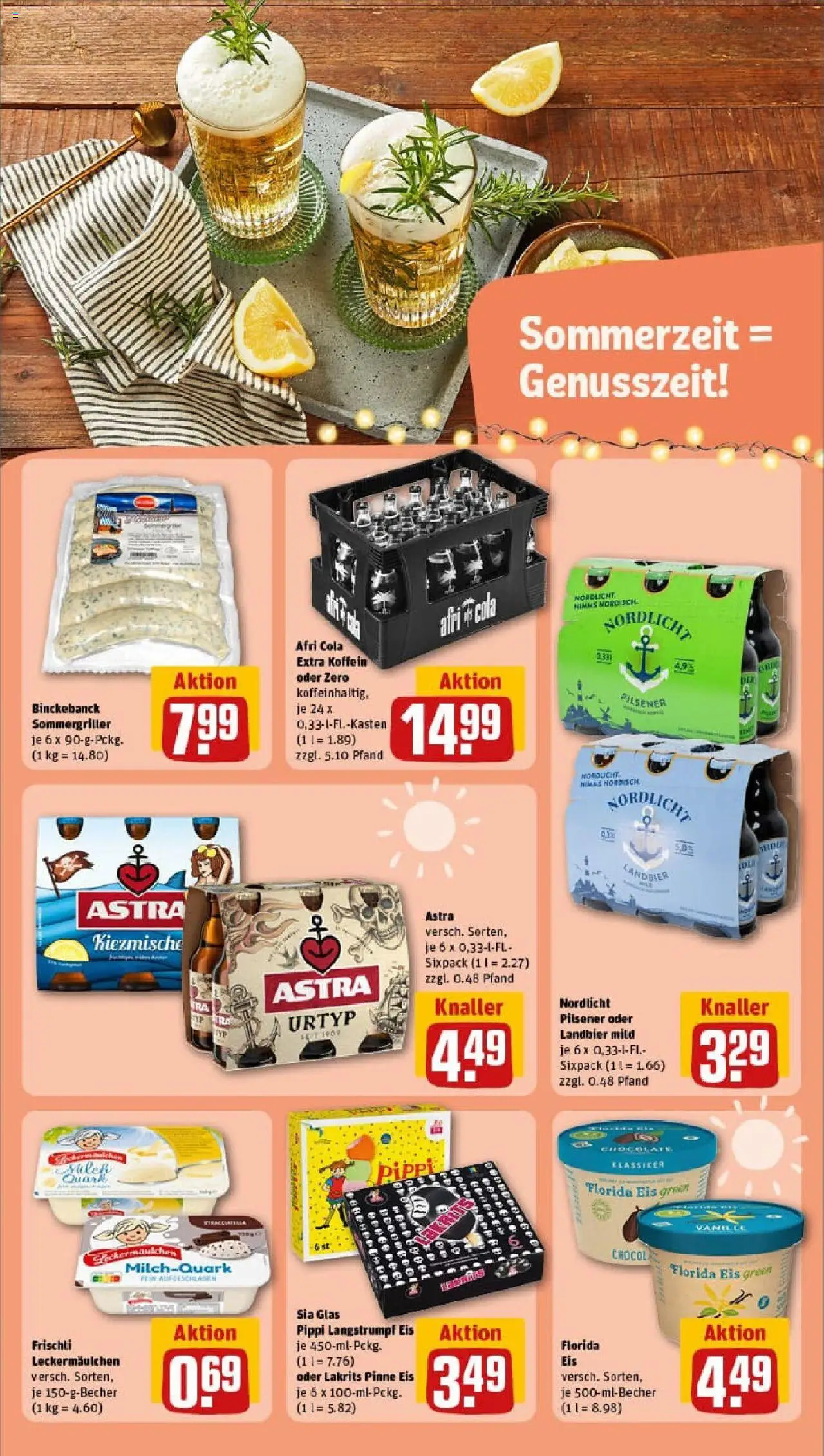 Rewe prospekt Langenhagen	 - gültig ab dem 11.08.2025 | Seite: 17 | Produkte: Cola, Milch, Astra, Eis