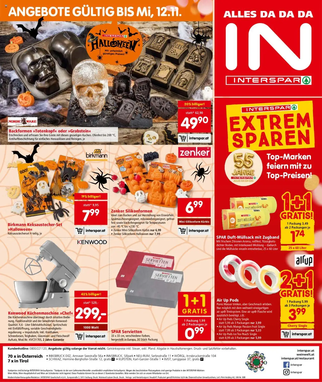 Interspar Flugblatt - Tirol gültig ab 23.10.2025 | Seite: 24 | Produkte: Wasser, Mango, Kürbis, Duft