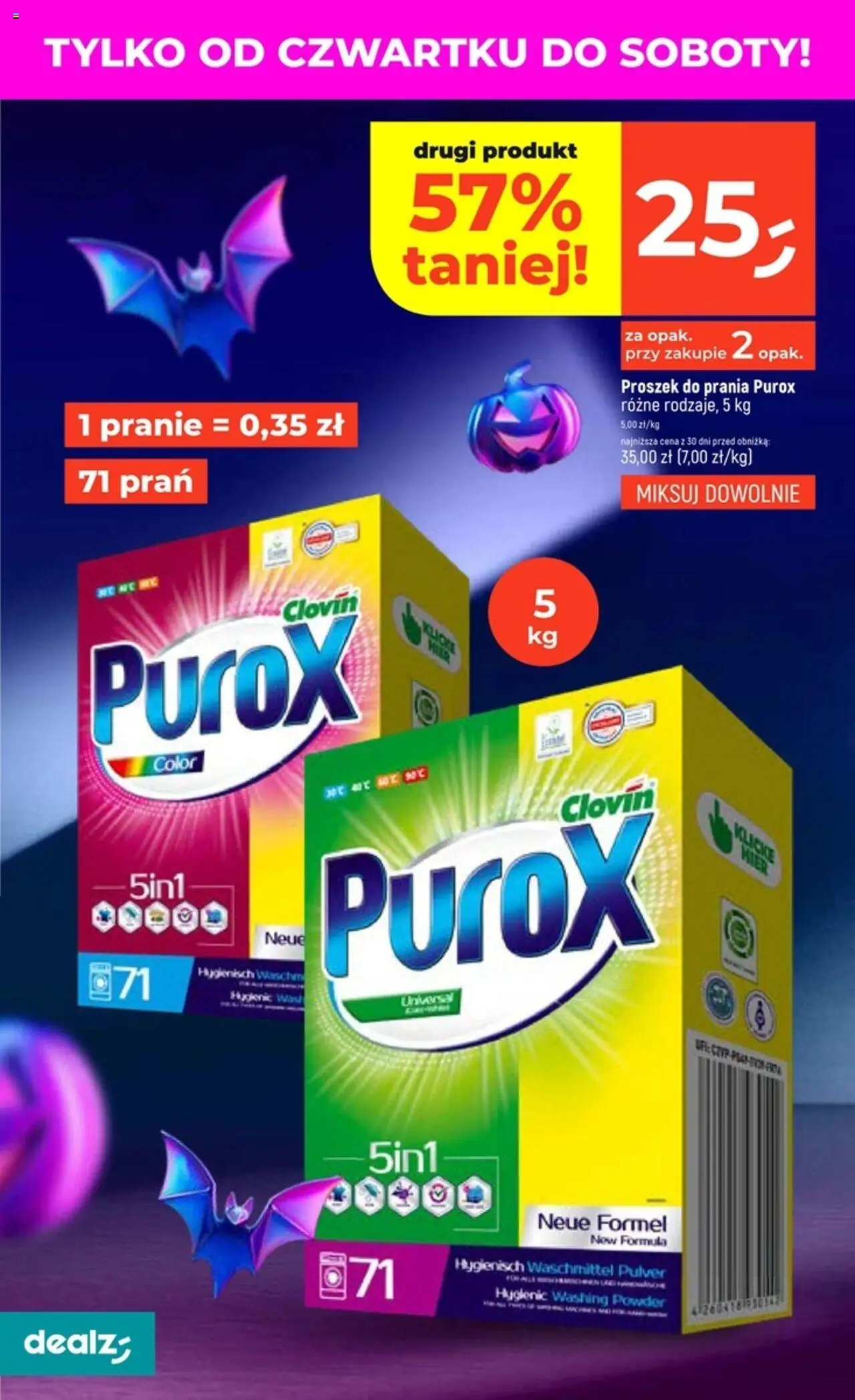 Dealz Gazetka od 02.10.2025 | Strona: 2 | Produkty: Proszek do prania
